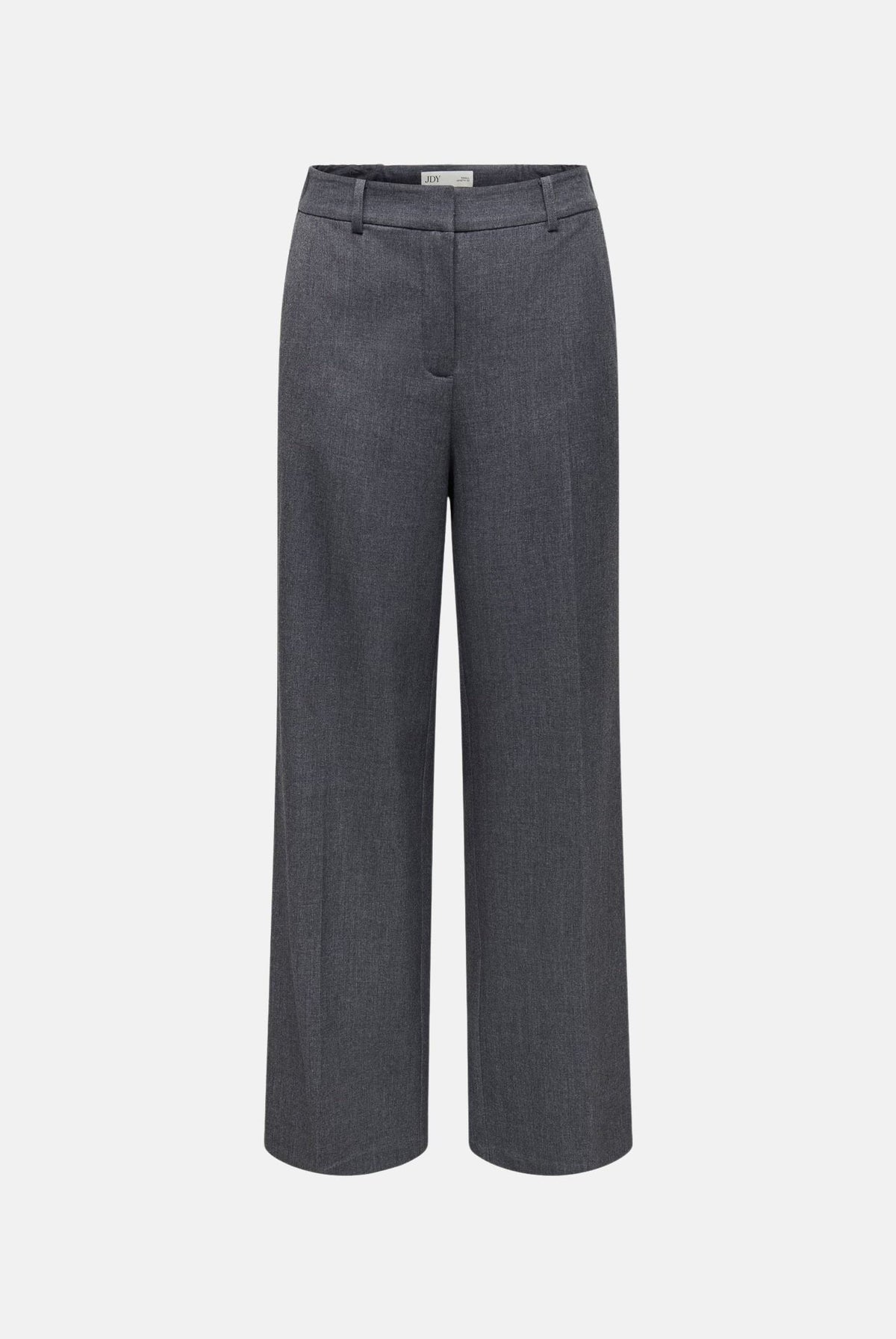 JDY Pantaloni JDYVALERIE grigi per donna con vita alta e gamba ampia 15380493 DAGR JDY