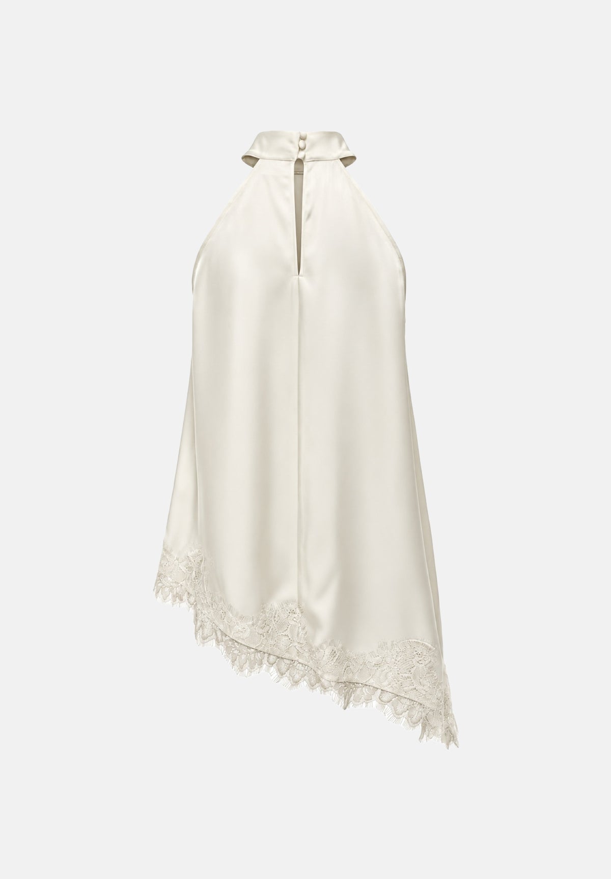 JDY Blusa JDYDENISE bianco-panna da donna con taglio asimmetrico 15385285 PU JDY