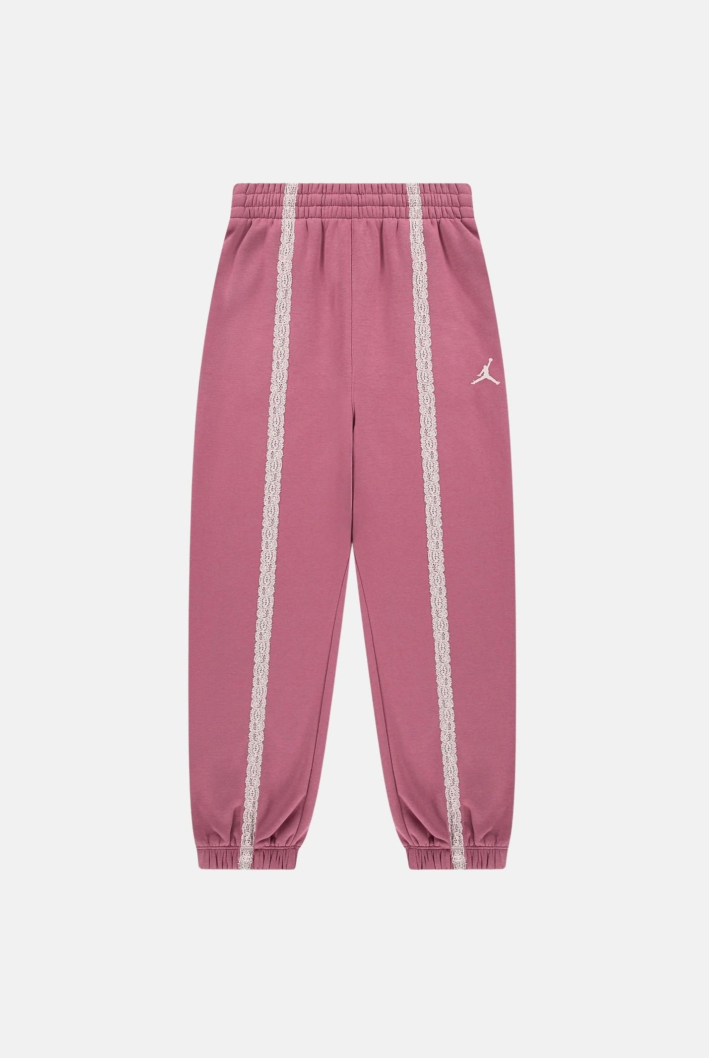 JORDAN Pantaloni JDG SHE'S AN ALL STAR rosa da bambina con bande laterali a contrasto. 45G358 P9I JORDAN