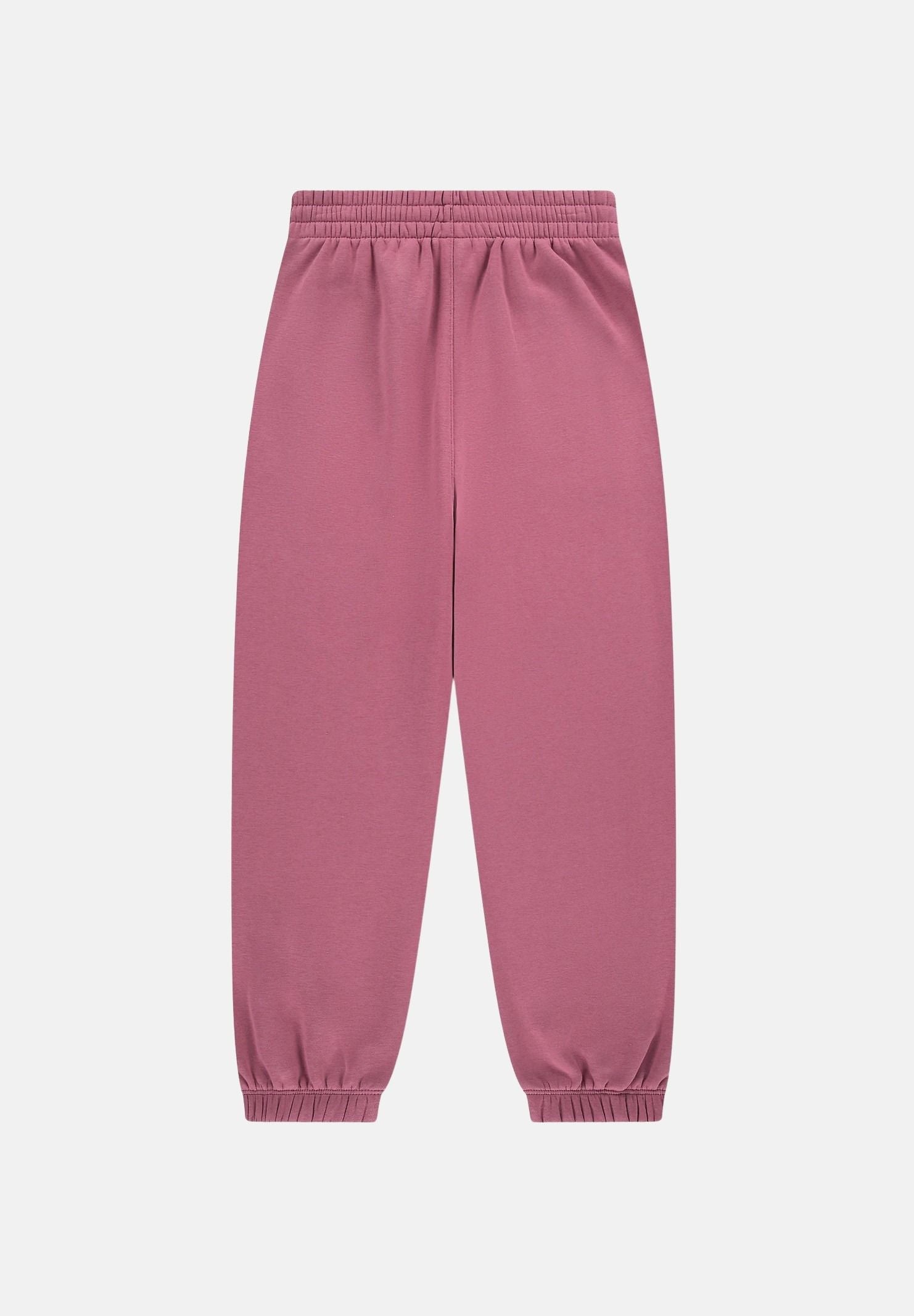 JORDAN Pantaloni JDG SHE'S AN ALL STAR rosa da bambina con bande laterali a contrasto. 45G358 P9I JORDAN