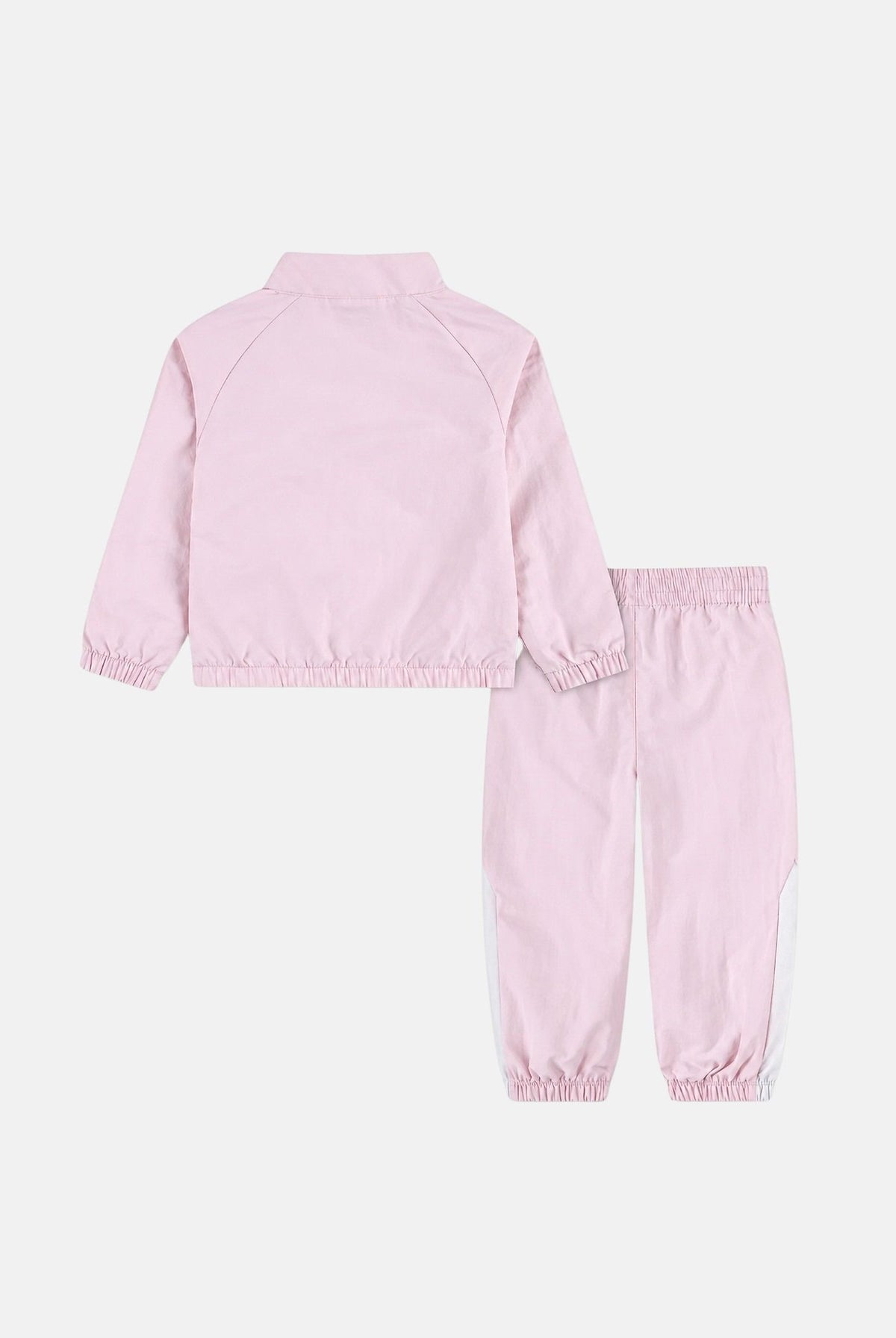JORDAN Tuta rosa per neonato con giacca full zip, collo alto e pantaloni coordinati. 65G286 A9Y JORDAN