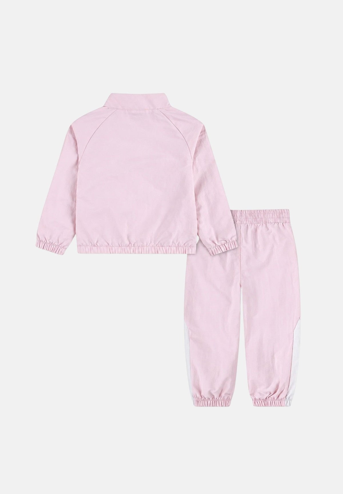 JORDAN Tuta rosa per neonato con giacca full zip, collo alto e pantaloni coordinati. 65G286 A9Y JORDAN