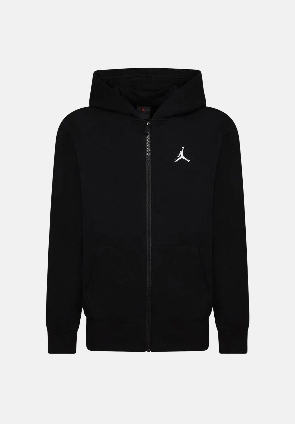 JORDAN Felpa con zip MJ Brooklyn nera per bambino e bambina 95D388 023 JORDAN