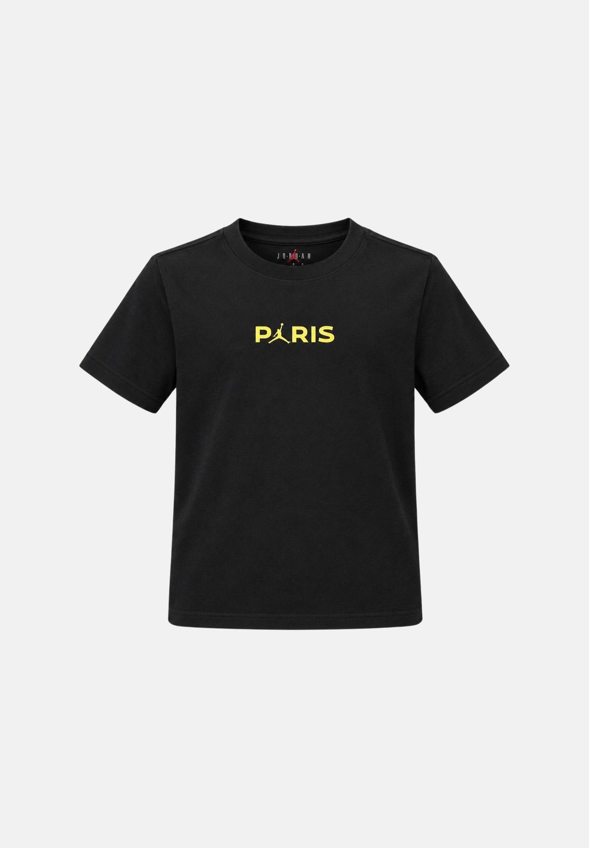 JORDAN T-shirt PSG PARIS LBR SS TEE Black nera bambino , con girocollo, maniche corte e scritta PARIS sul petto.<BR/> 95G597 023 JORDAN