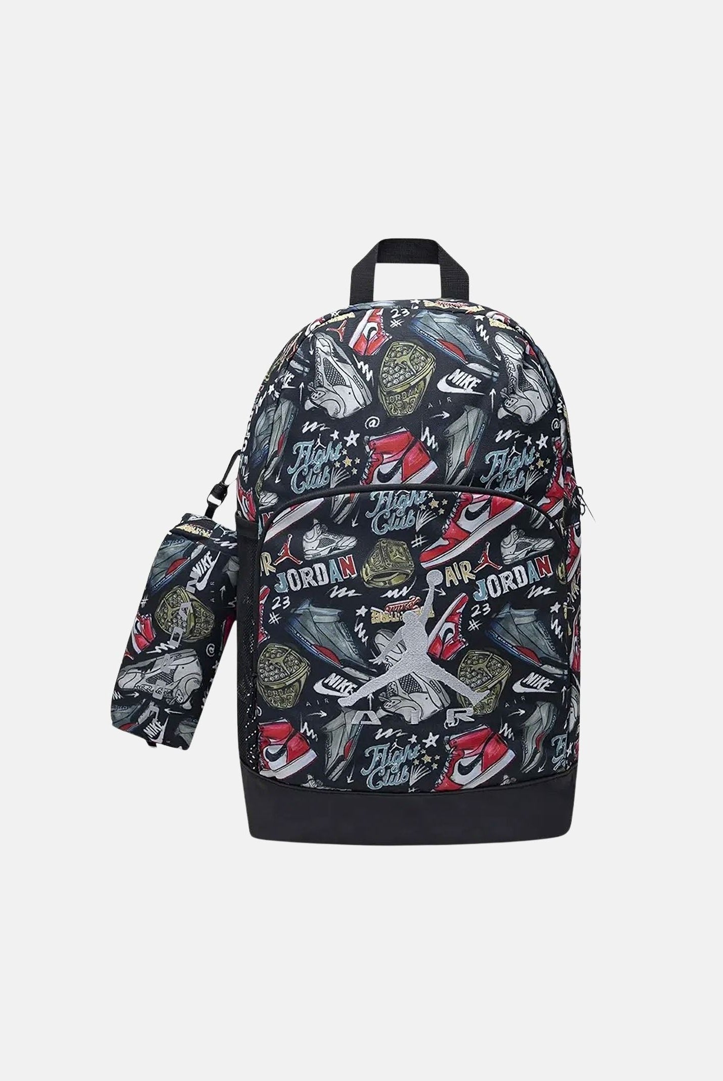 JORDAN Zaino BIG KIDS' AIR RAID BACKPACK multicolor per uomo e bambino con fantasia all-over grafica 9A9250 KR5 JORDAN