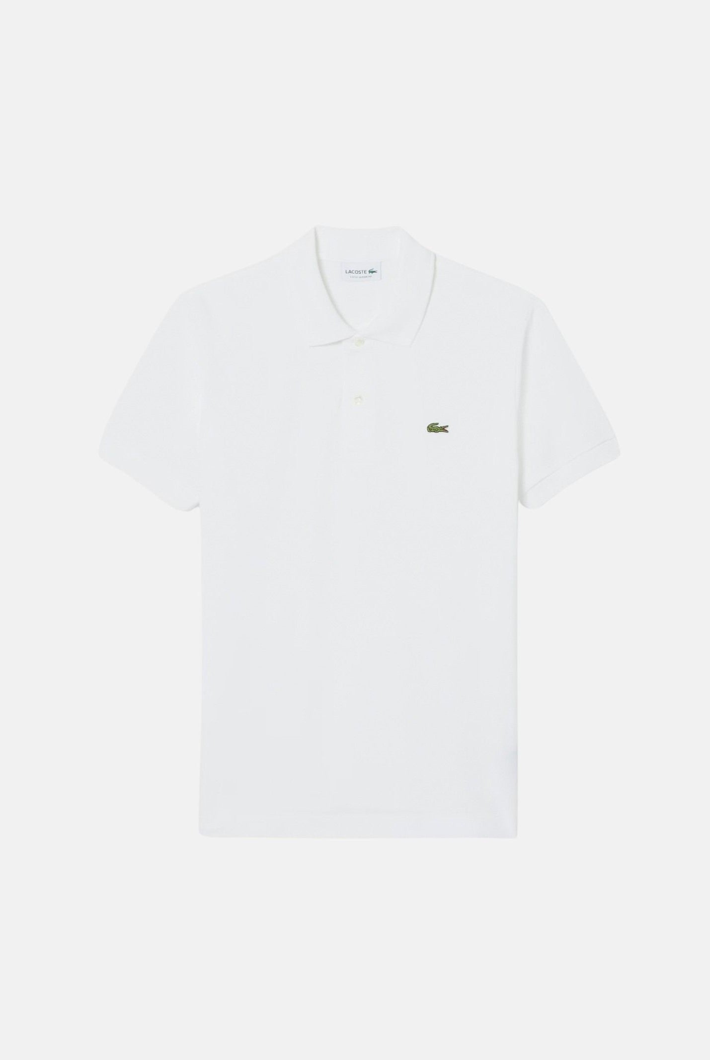 LACOSTE Polo bianca per uomo e donna con patch logo coccodirllo 1212 001 LACOSTE