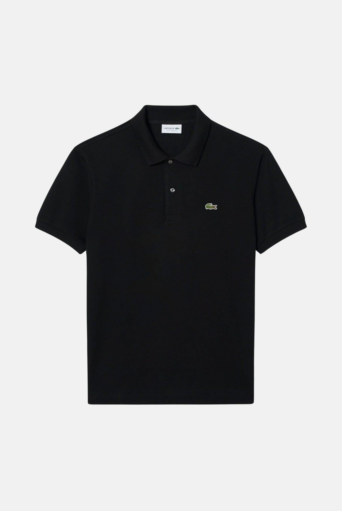 LACOSTE Polo nera per uomo e donna con patch logo coccodrilo 1212 031 LACOSTE