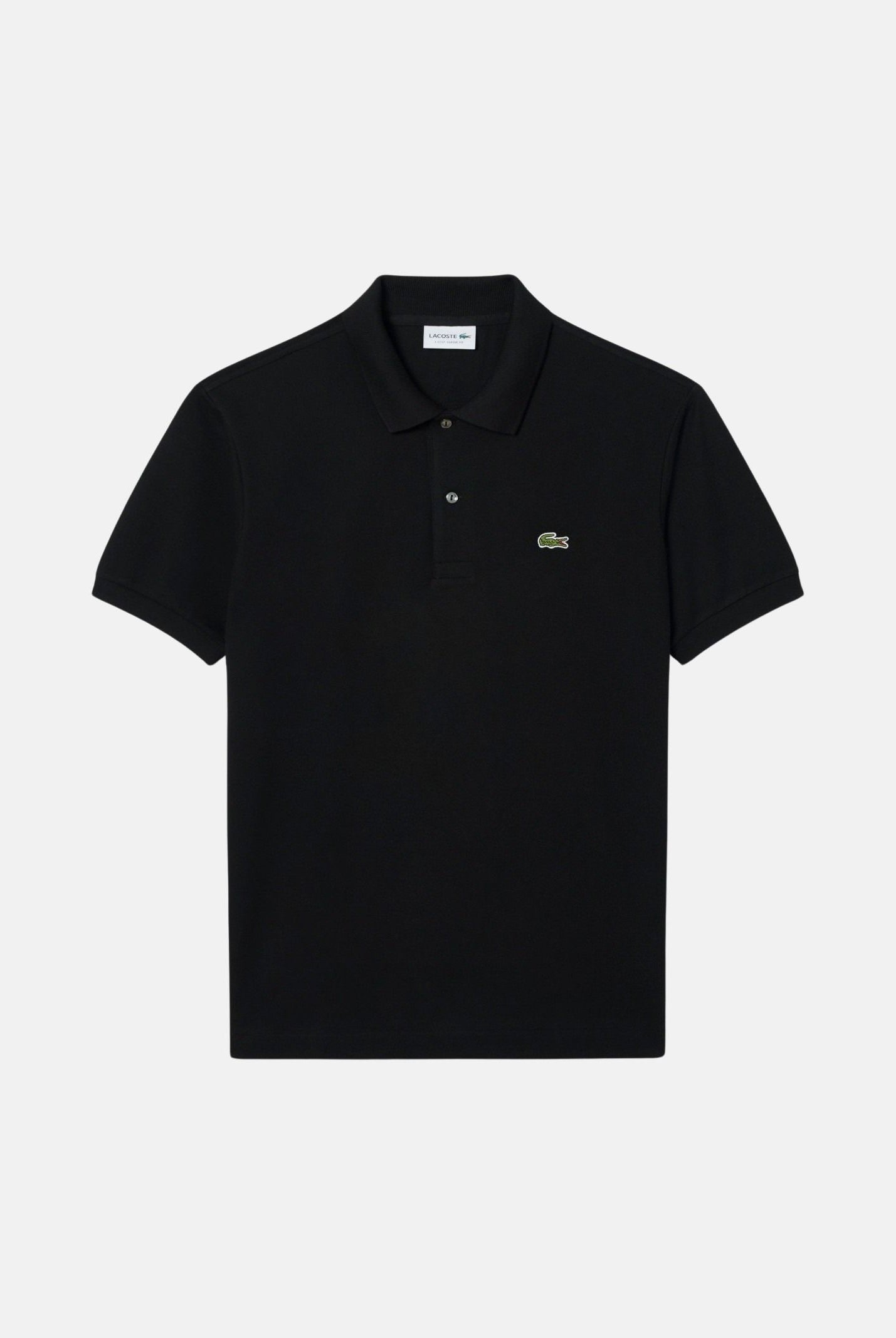 LACOSTE Polo nera per uomo e donna con patch logo coccodrilo 1212 031 LACOSTE