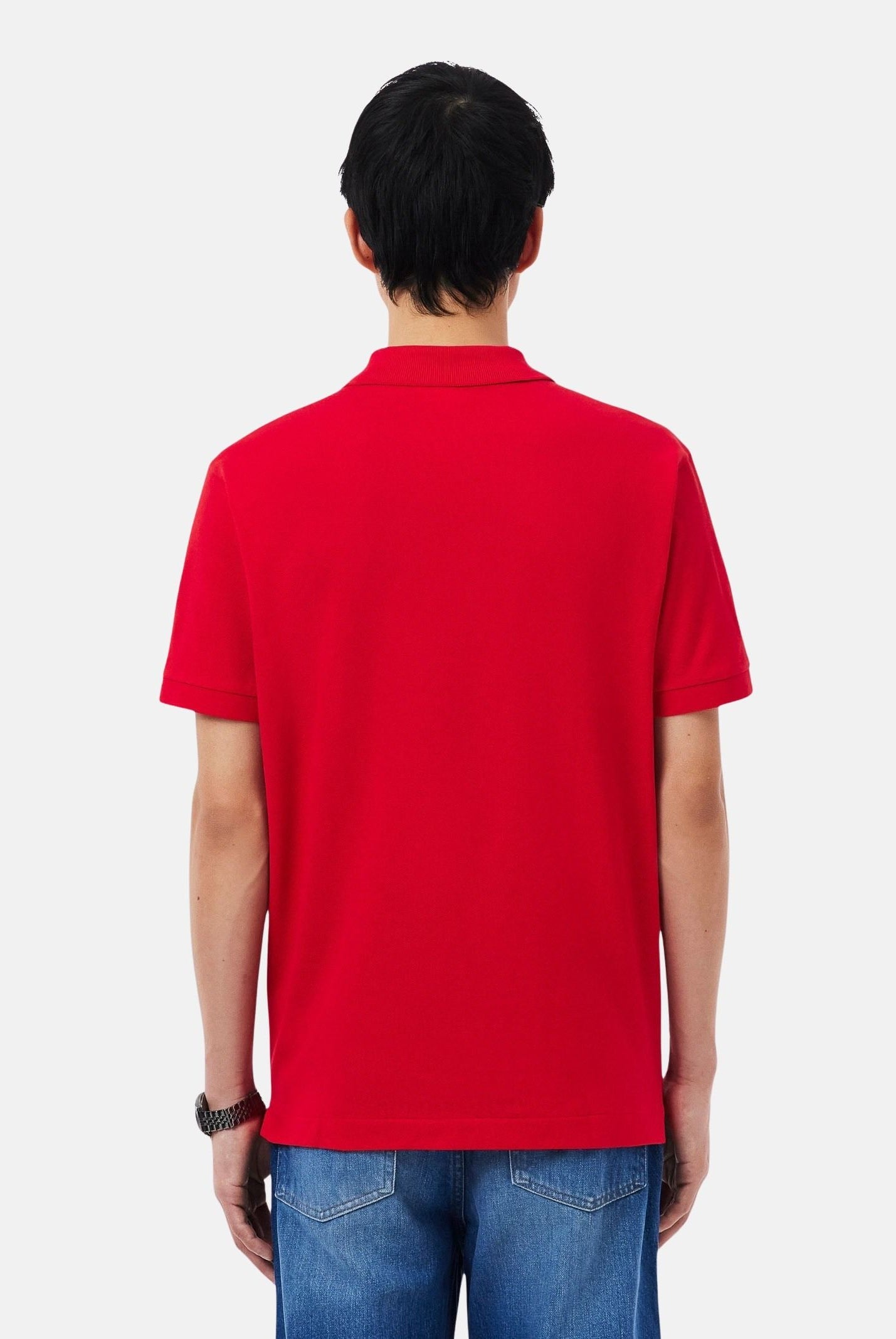LACOSTE Polo rossa per uomo e donna con patch logo coccodirllo 1212 240 LACOSTE