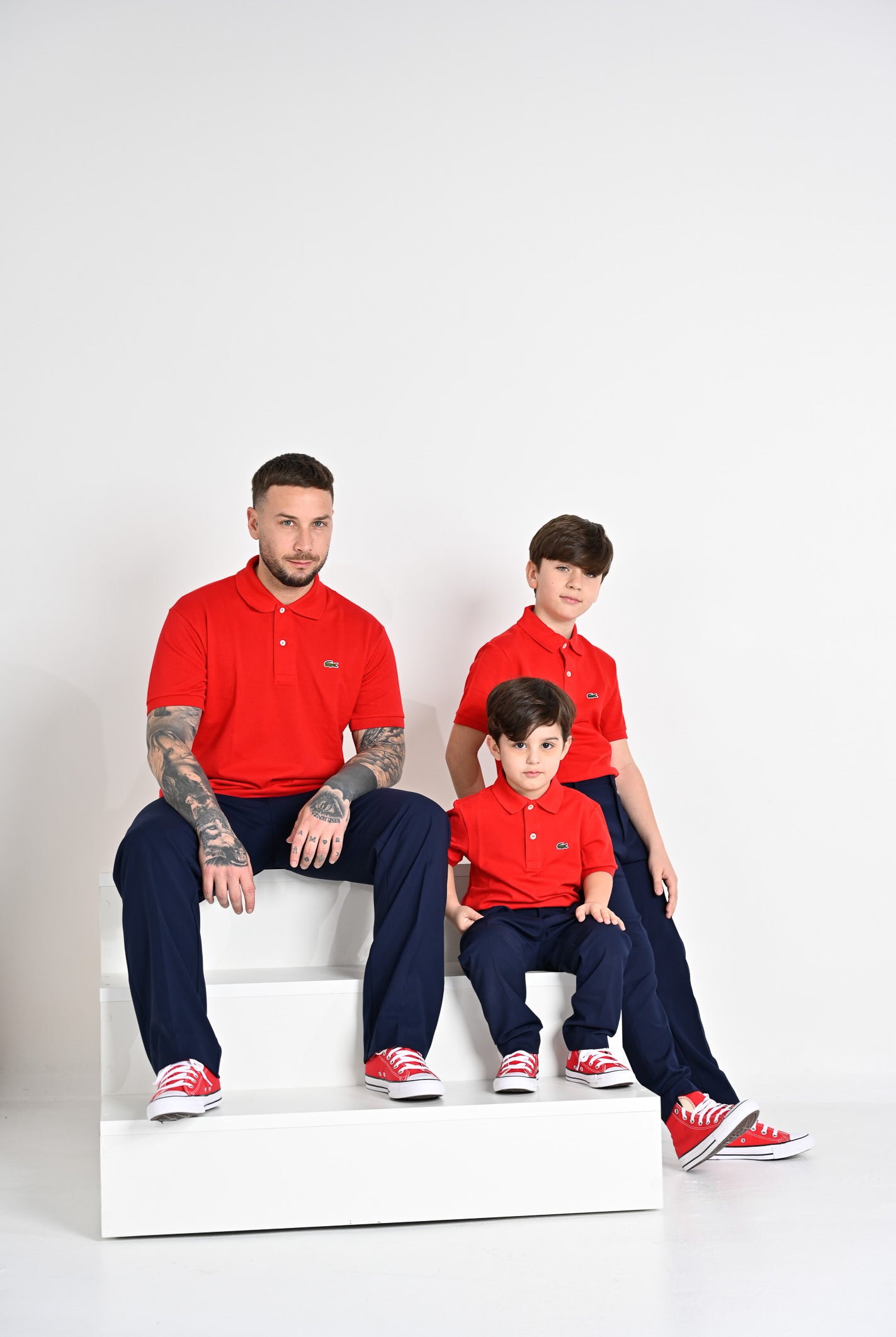 LACOSTE Polo rossa per uomo e donna con patch logo coccodirllo 1212 240 LACOSTE