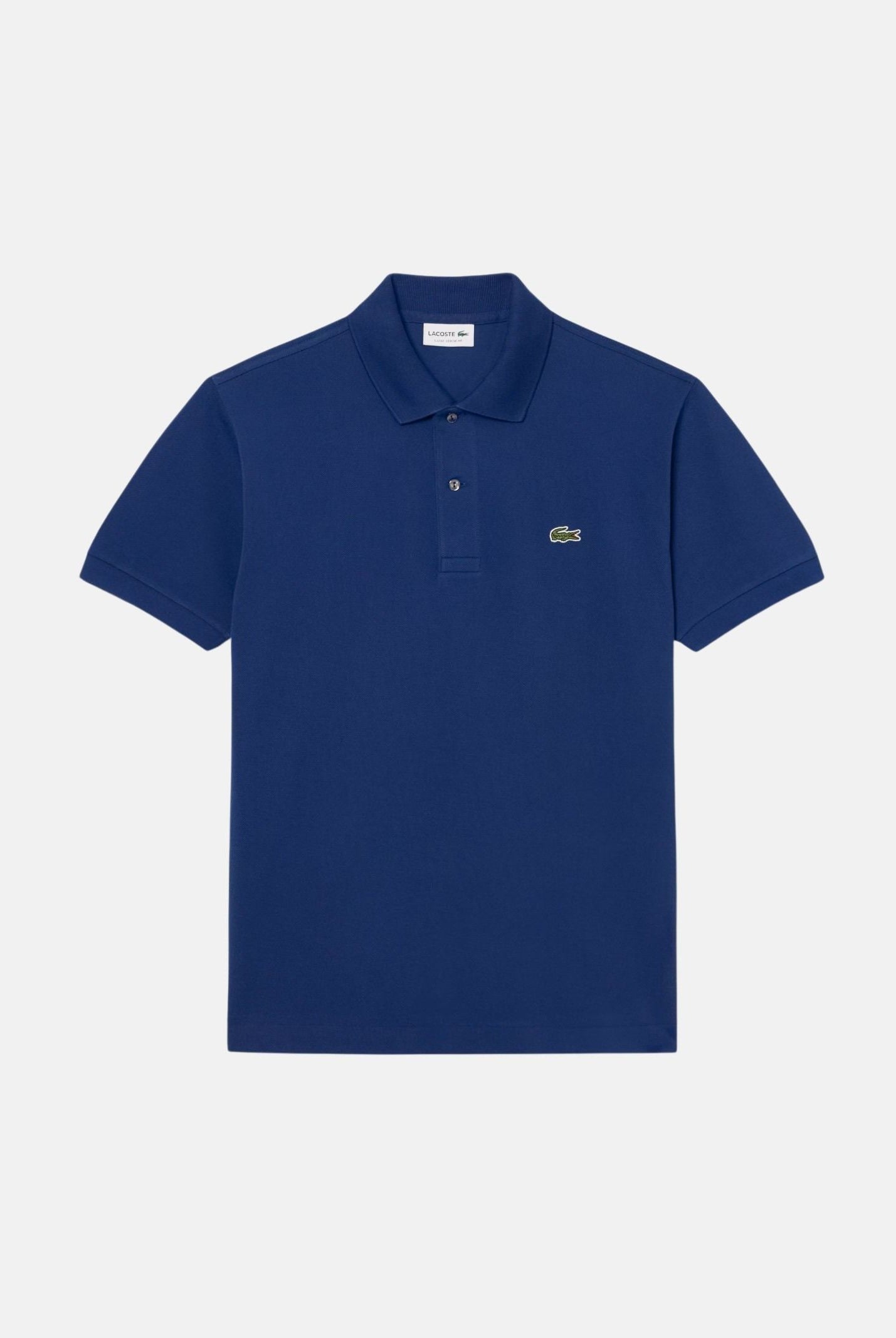 LACOSTE Polo a manica corta blu per uomo e donna con patch logo 1212 F9F LACOSTE