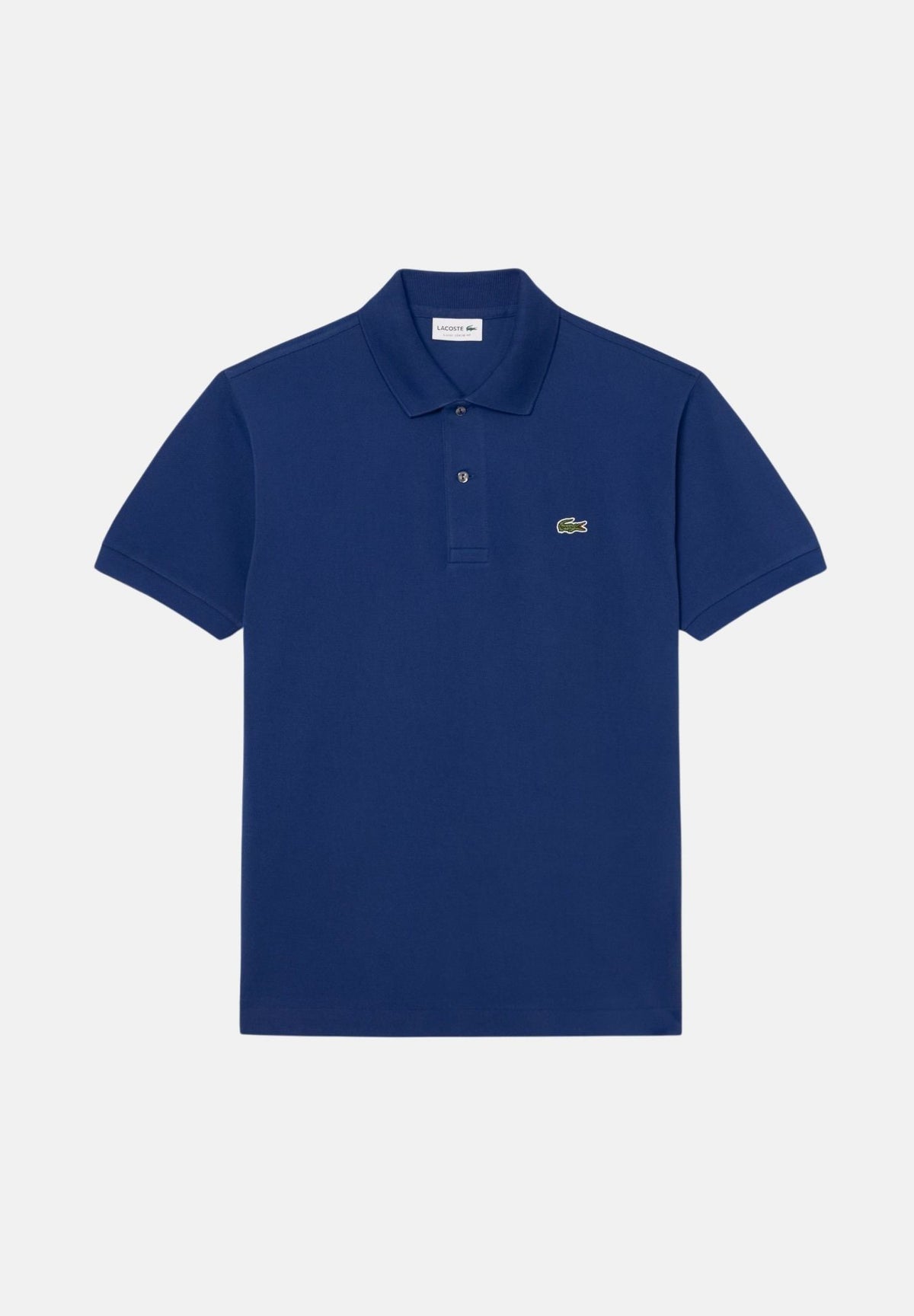 LACOSTE Polo a manica corta blu per uomo e donna con patch logo 1212 F9F LACOSTE