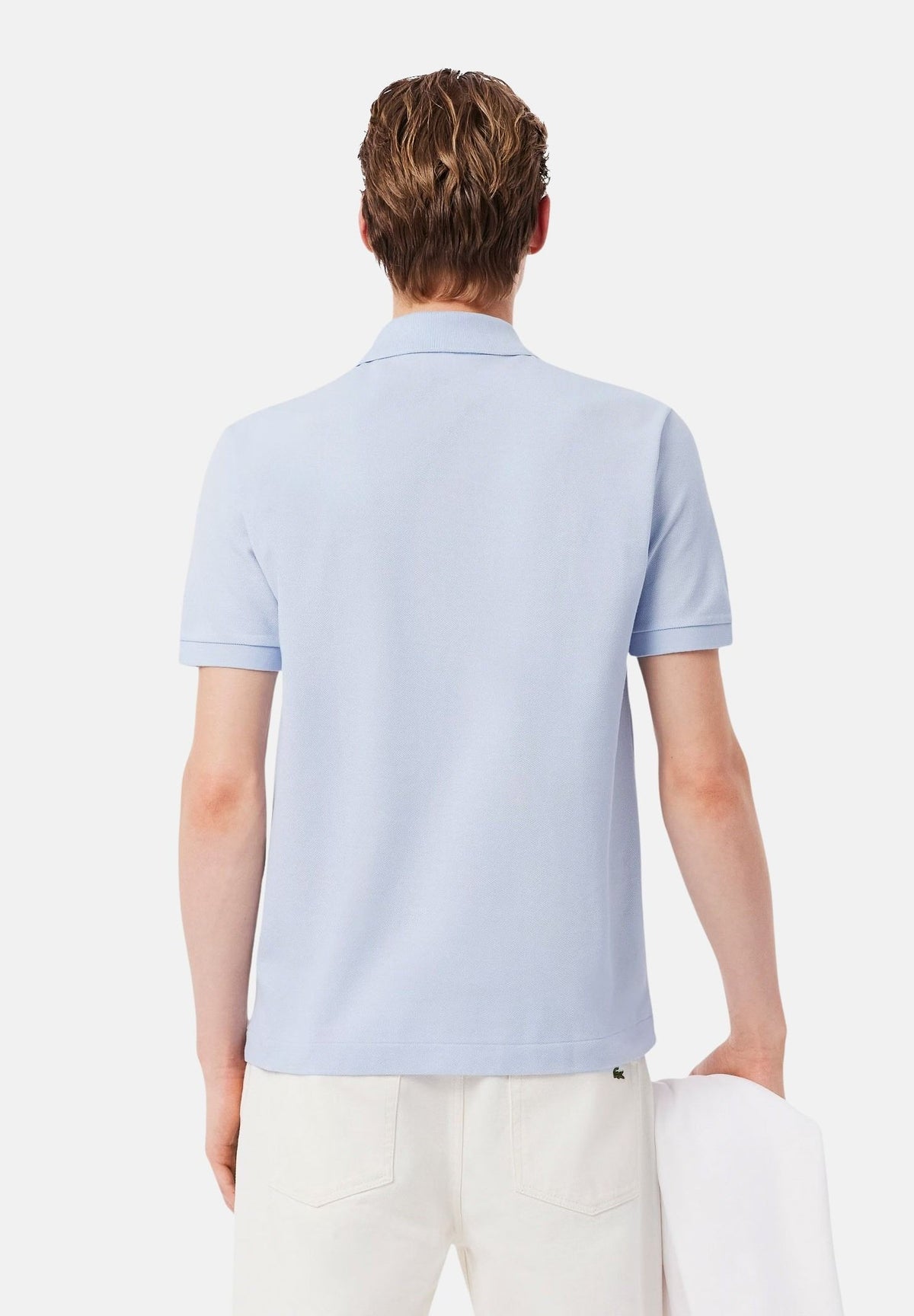 LACOSTE Polo azzurra per uomo e donna con patch logo coccodirllo 1212 J2G LACOSTE
