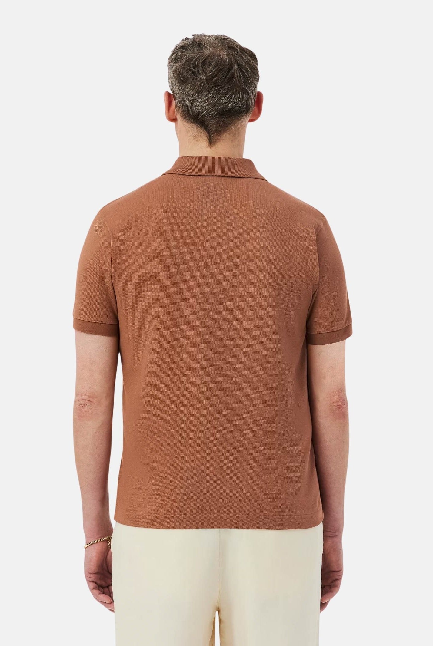 LACOSTE Polo cuoio per uomo e donna con patch logo coccodirllo 1212 LFA LACOSTE