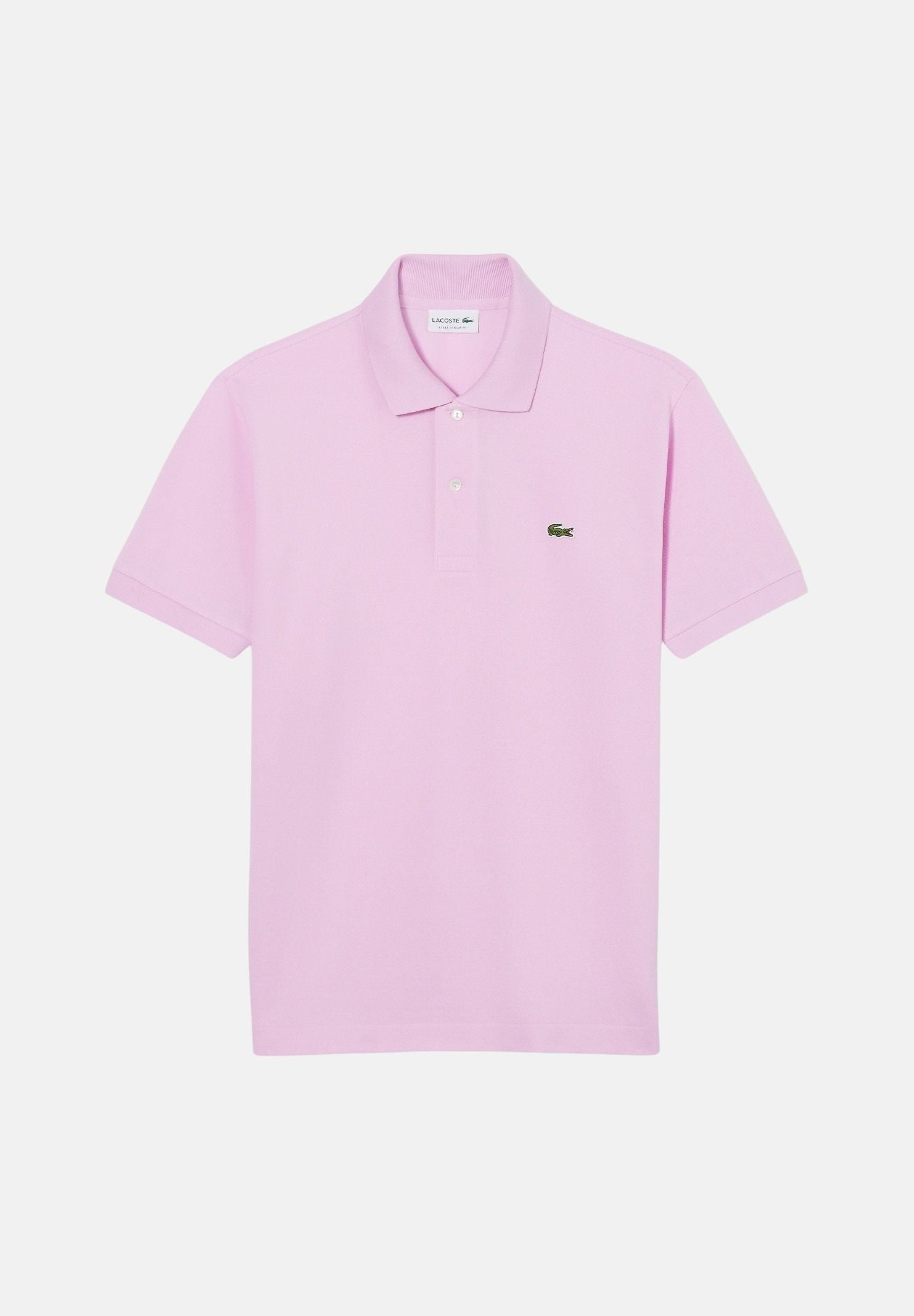 LACOSTE Polo rosa per uomo e donna con patch logo coccodirllo 1212 Z4H LACOSTE