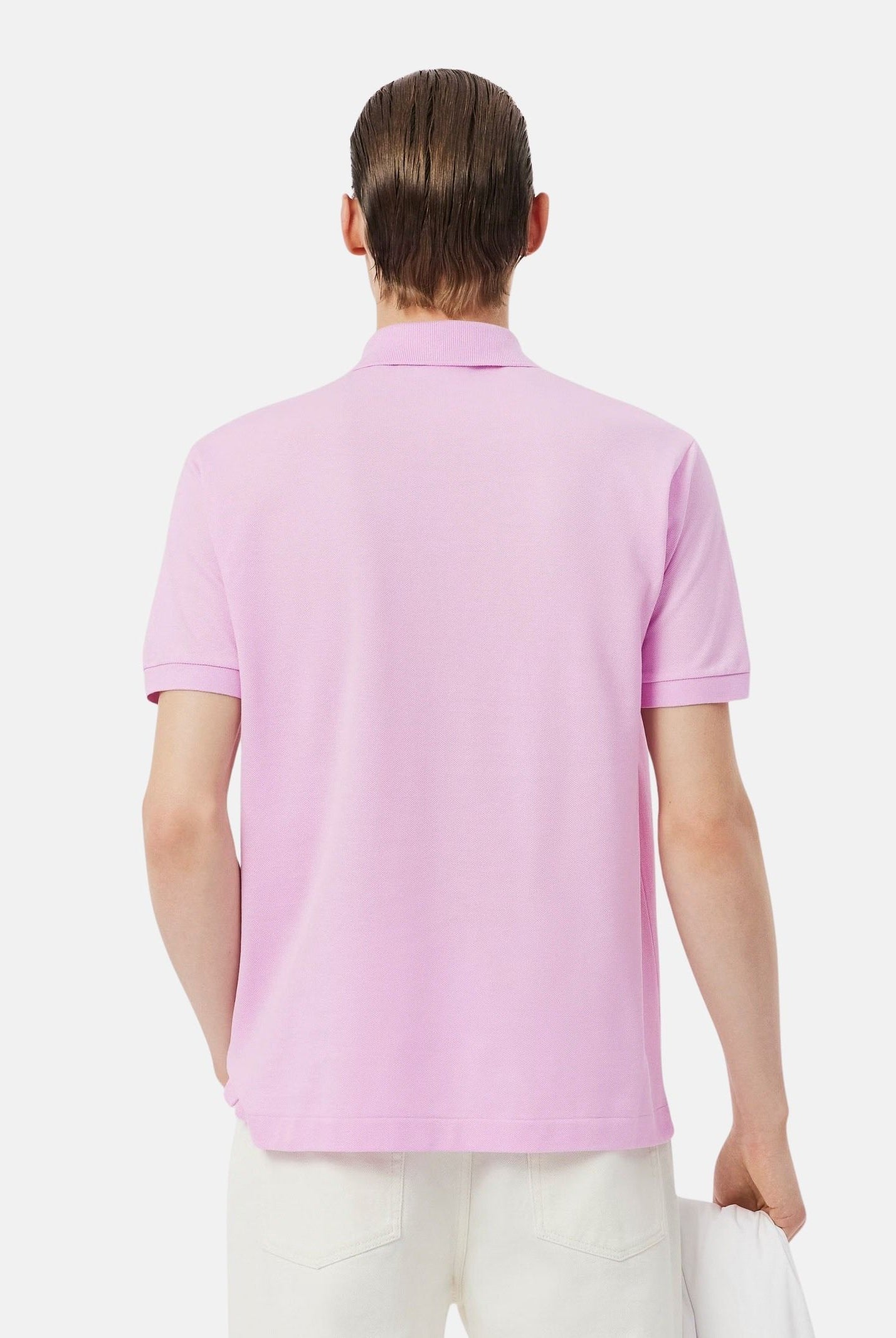 LACOSTE Polo rosa per uomo e donna con patch logo coccodirllo 1212 Z4H LACOSTE