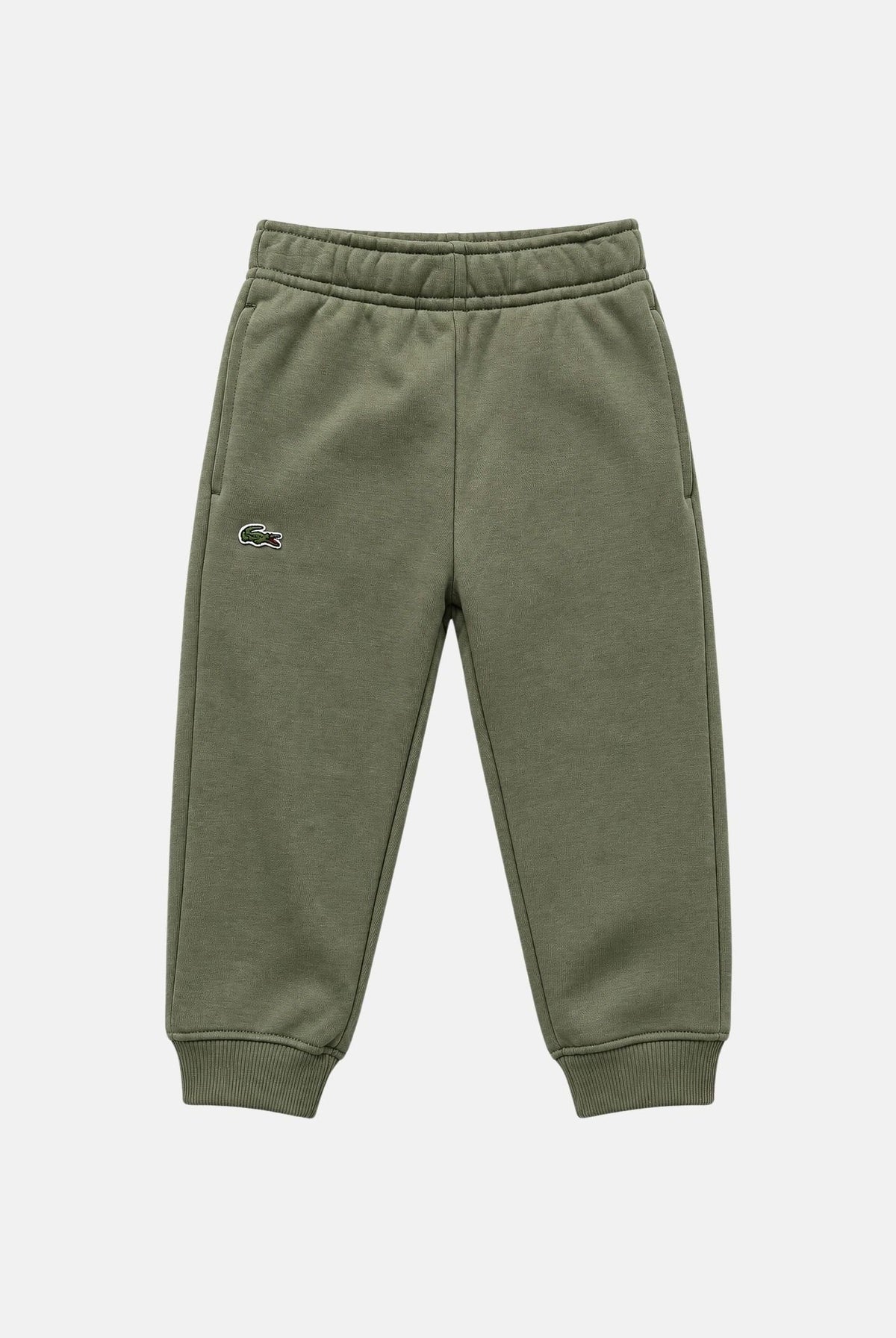 LACOSTE Pantaloni JOGGER IN FELPA BMY verde oliva per bambino e bambina. 847886 BMY LACOSTE