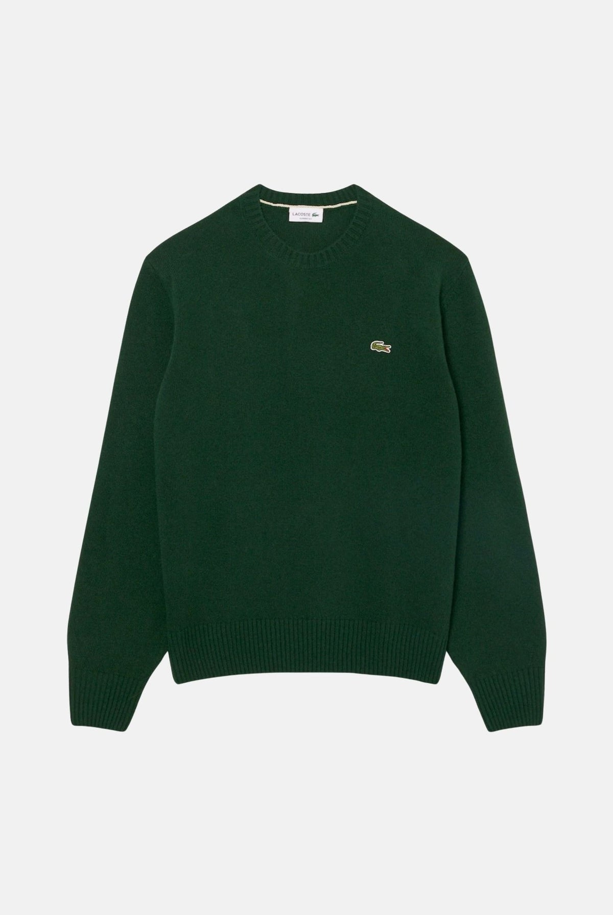 LACOSTE Maglia giocollo per uomo e donna con logo coccodrillo applicato AH2916 YZP LACOSTE