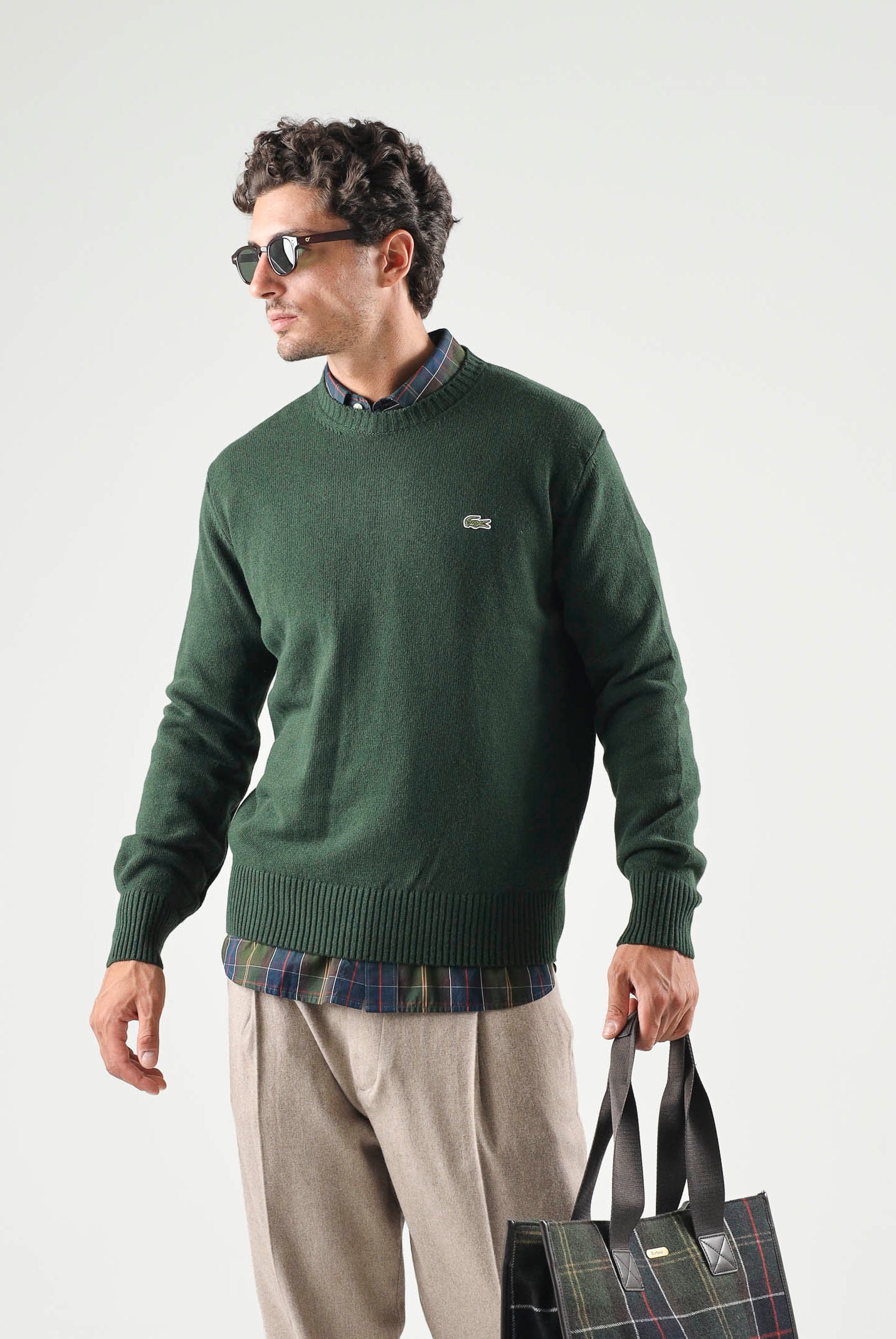 Maglia girocollo regular fit autunno inverno AH2916 YZP LACOSTE