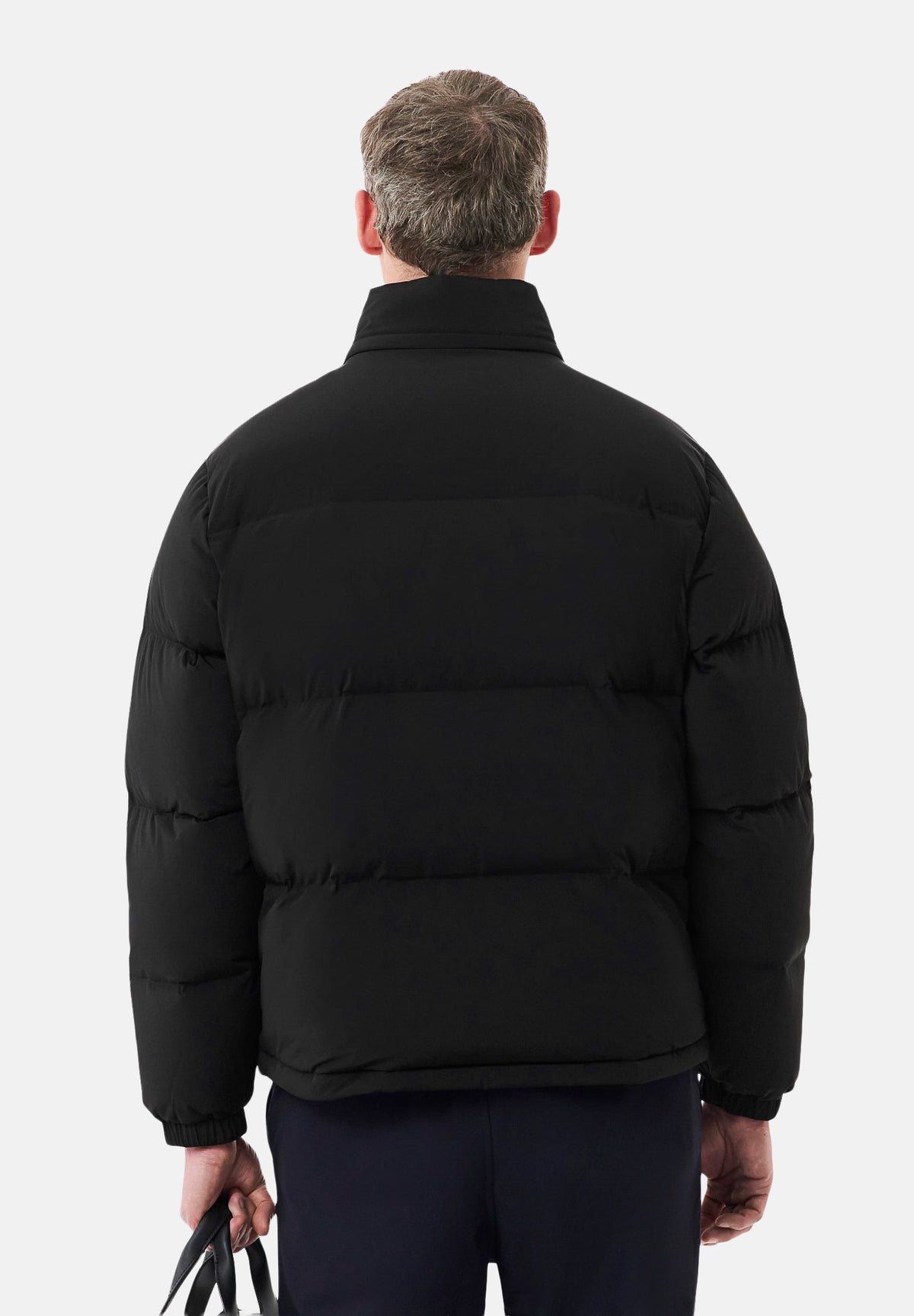 LACOSTE Piumino WATER-REPELLENT nero da uomo con trapuntatura imbottita BH5154 031 LACOSTE