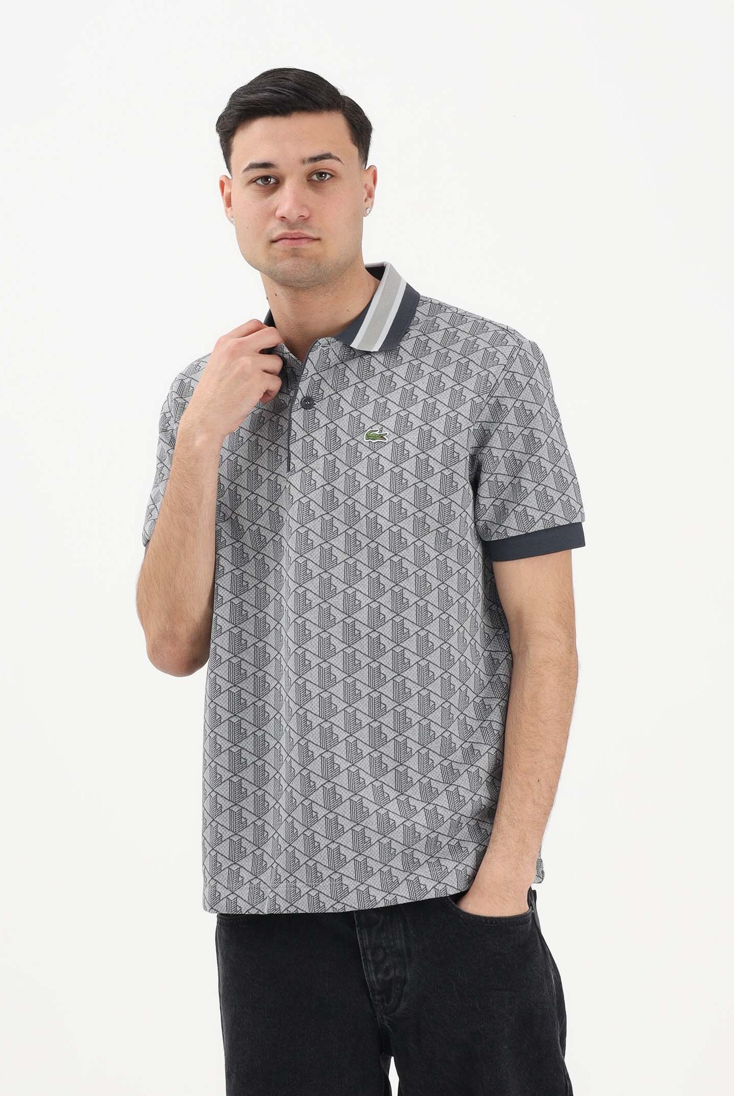 Polo manica corta regular fit autunno inverno DH1417 41I LACOSTE