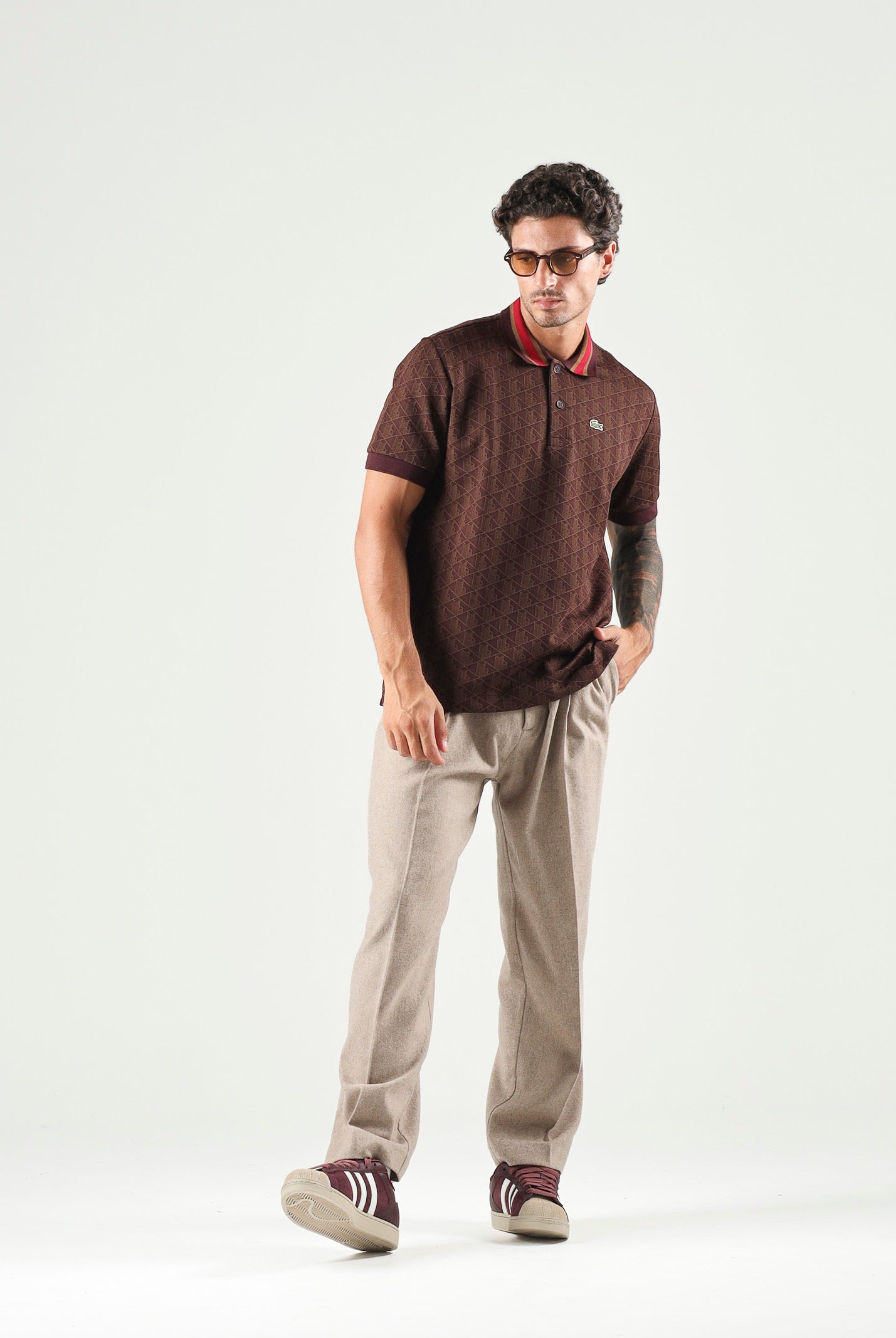 Polo manica corta regular fit autunno inverno DH1417 WD9 LACOSTE