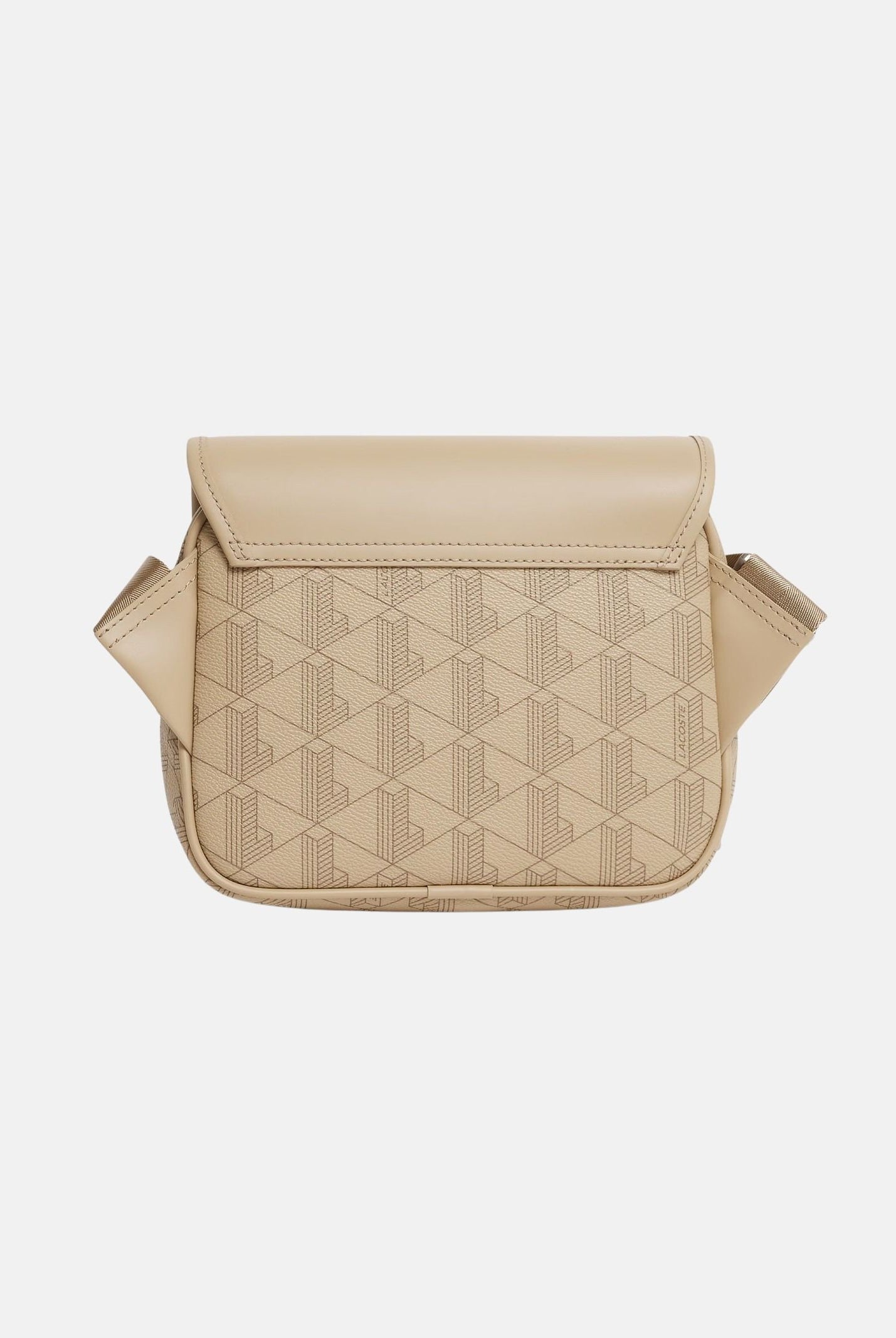 LACOSTE Borsa a tracolla beige per uomo e donna con monogramma The Blend NH3787 R59 LACOSTE