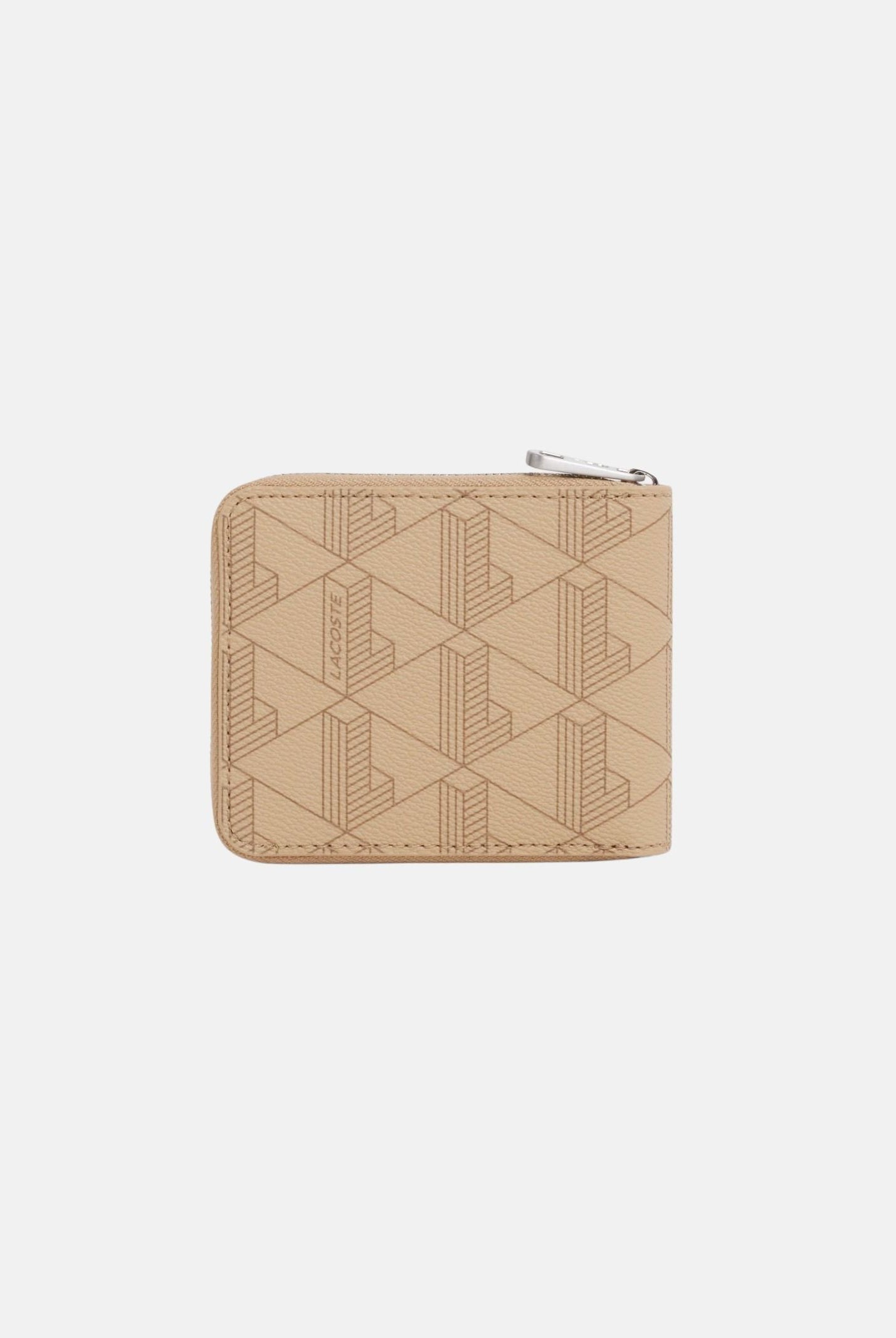 LACOSTE Portafogli beige da uomo con motivo monogram NH4005 R59 LACOSTE