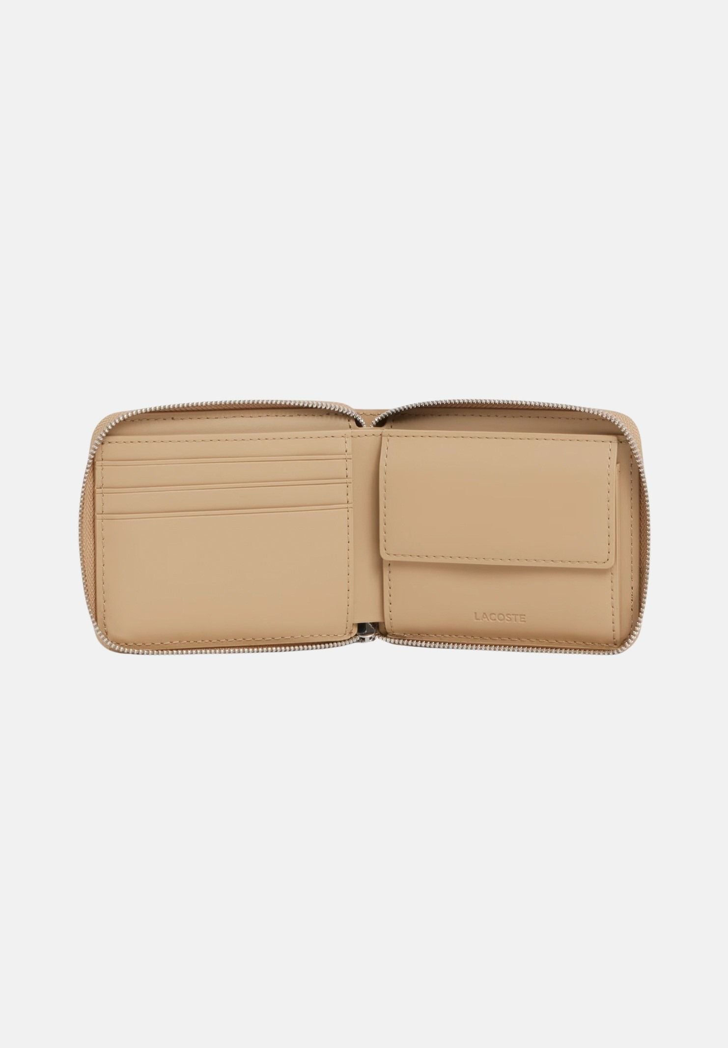 LACOSTE Portafogli beige da uomo con motivo monogram NH4005 R59 LACOSTE