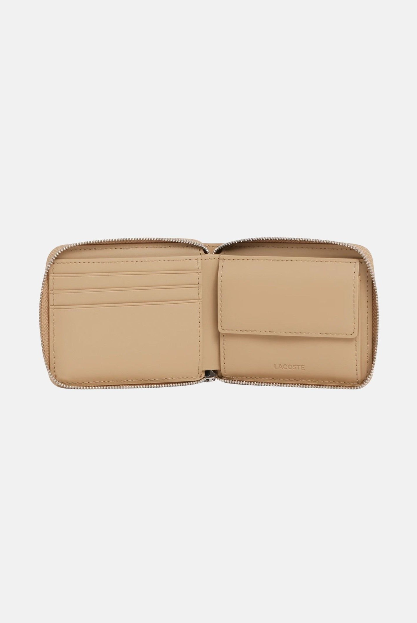 LACOSTE Portafogli beige da uomo con motivo monogram NH4005 R59 LACOSTE
