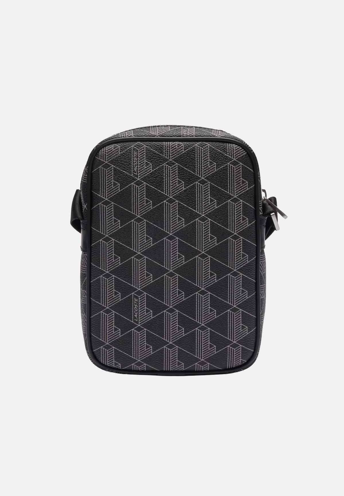 LACOSTE Borsello nero da uomo con stampa monogramma The Blend NH4410 H45 LACOSTE
