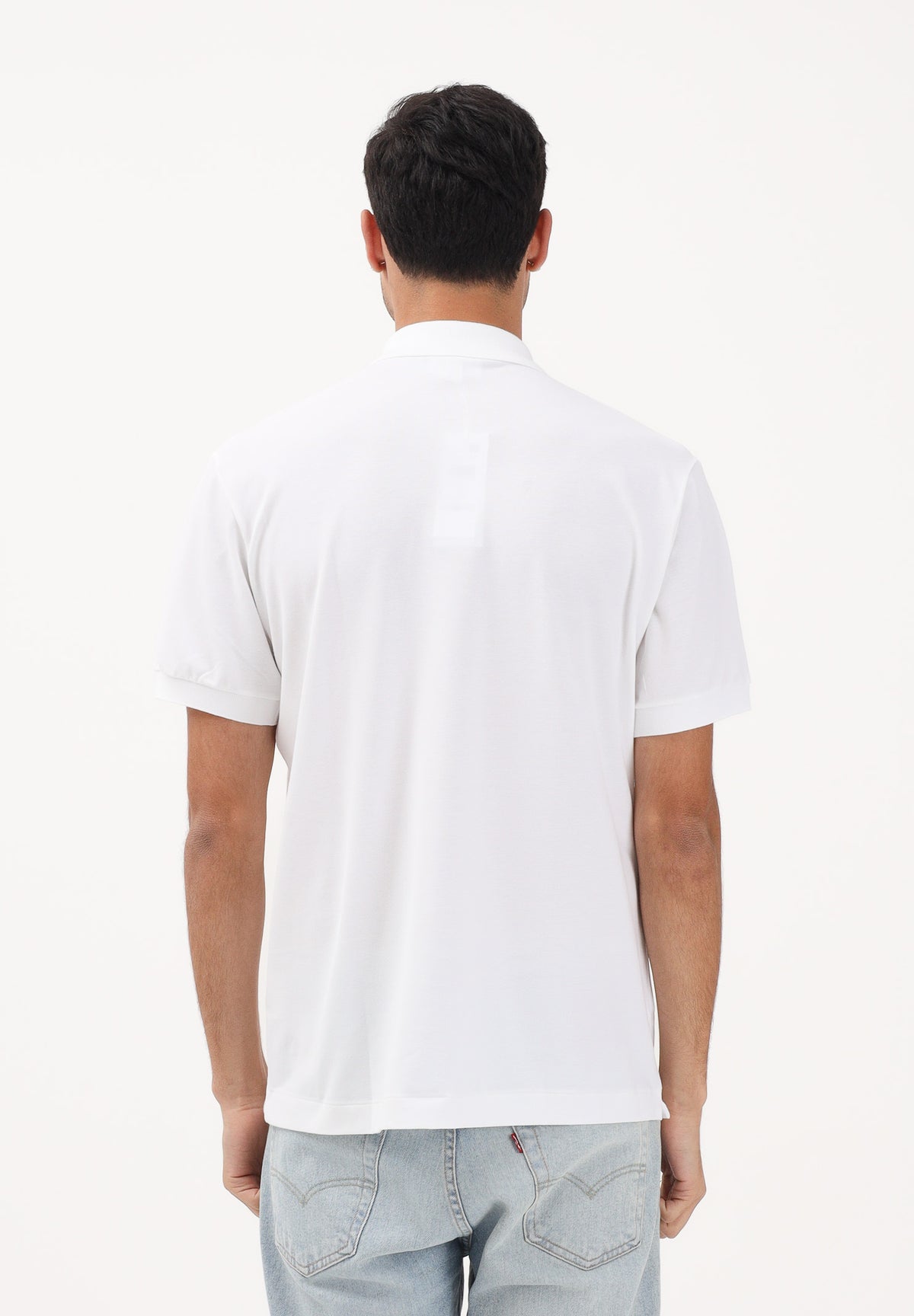 LACOSTE Polo a manica corta Classic Fit bianca per uomo e donna PH9851 001 LACOSTE