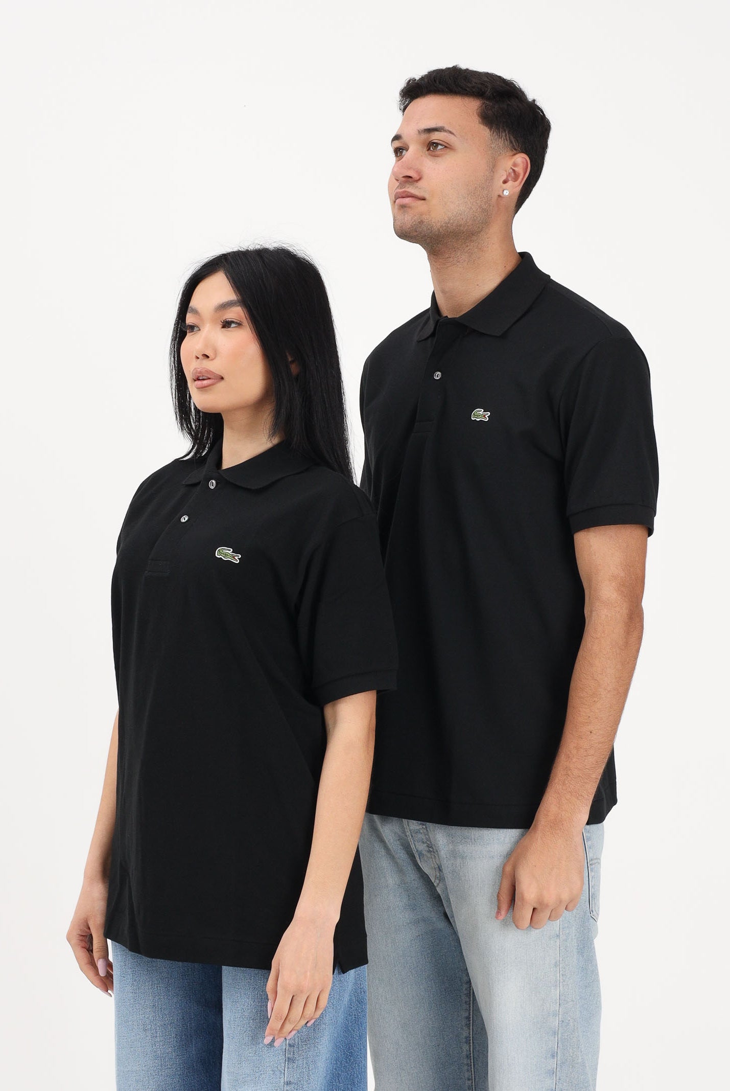 LACOSTE Polo a manica corta Classic Fit L.12.12 LIGHT nera per uomo e donna PH9851 031 LACOSTE