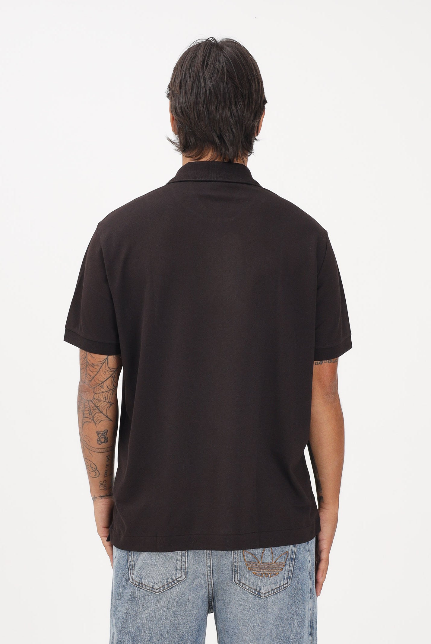 LACOSTE Polo a manica corta Classic Fit L.12.12 LIGHT marrone per uomo e donna PH9851 3LA LACOSTE