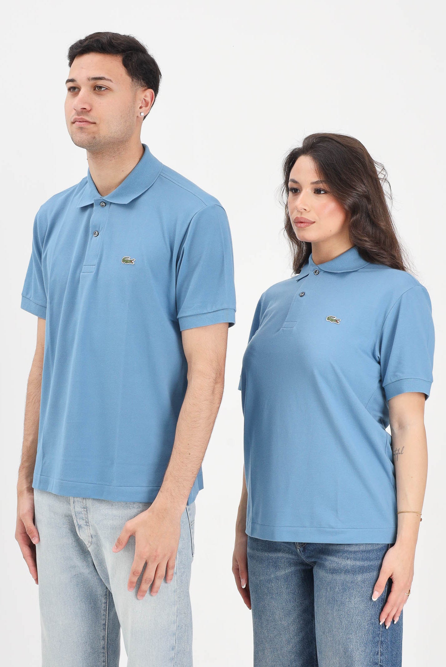 LACOSTE Polo a manica corta Classic Fit L.12.12 LIGHT azzurra per uomo e donna PH9851 JBK LACOSTE