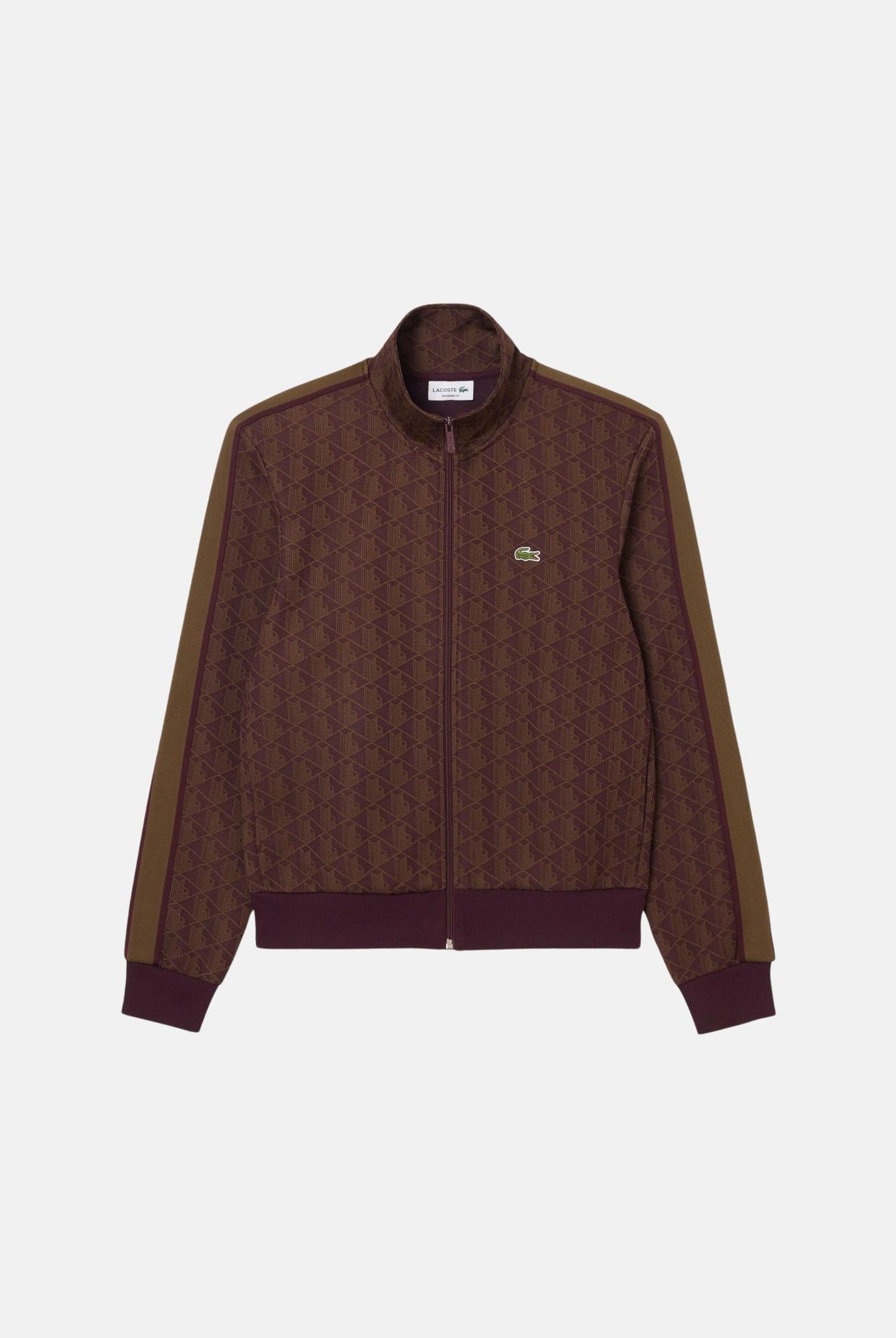 Felpa con zip regular fit autunno inverno SH1368 WD9 LACOSTE