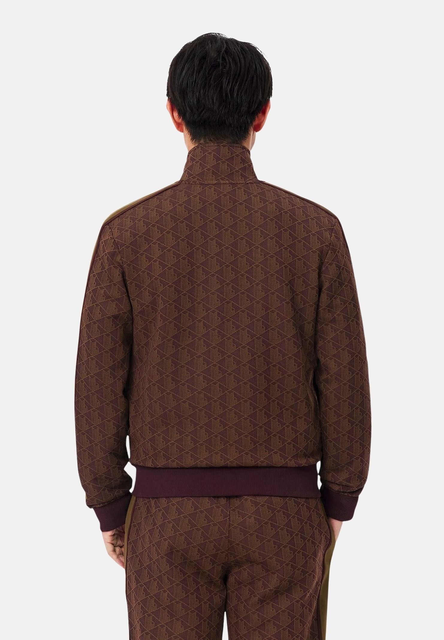Felpa con zip regular fit autunno inverno SH1368 WD9 LACOSTE
