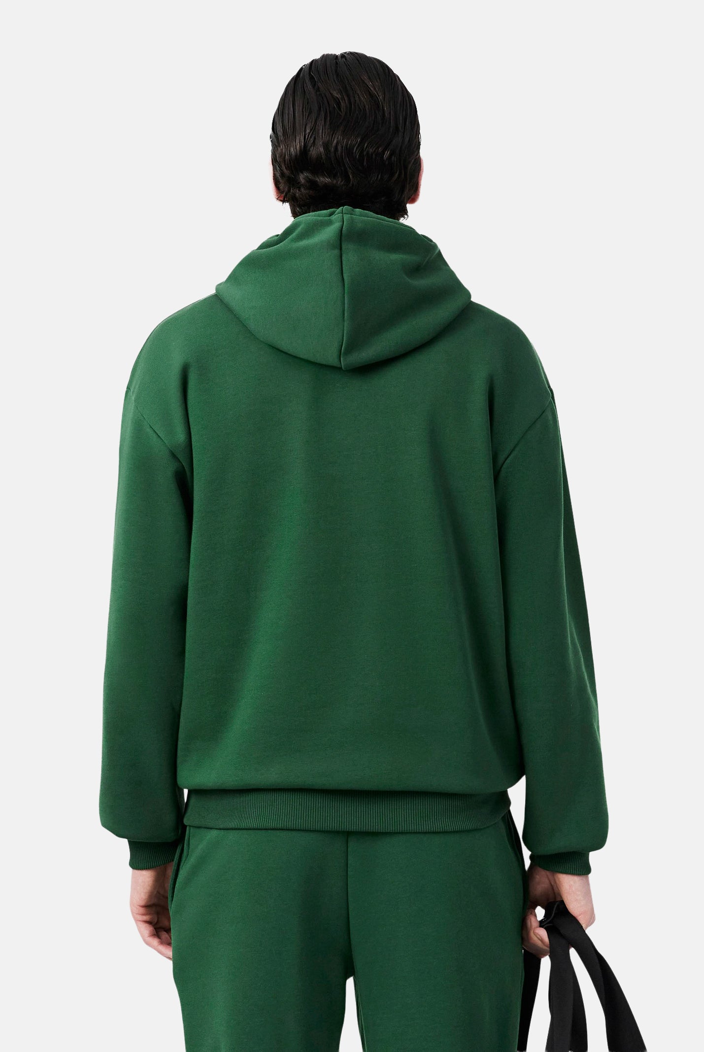 Felpa con capuccio regular fit per uomo e donna autunno inverno SH8863 132 LACOSTE