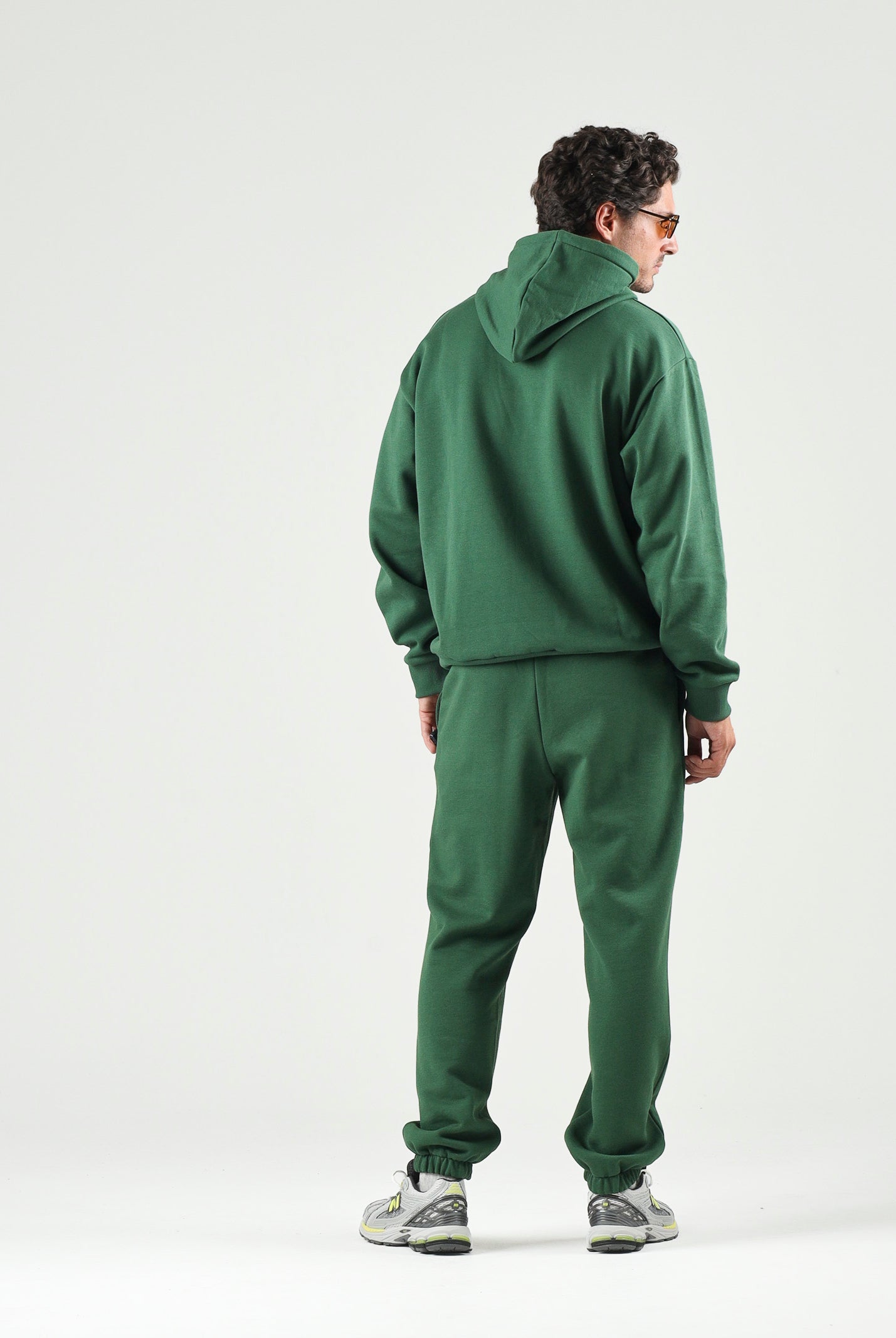 Felpa con capuccio regular fit per uomo e donna autunno inverno SH8863 132 LACOSTE