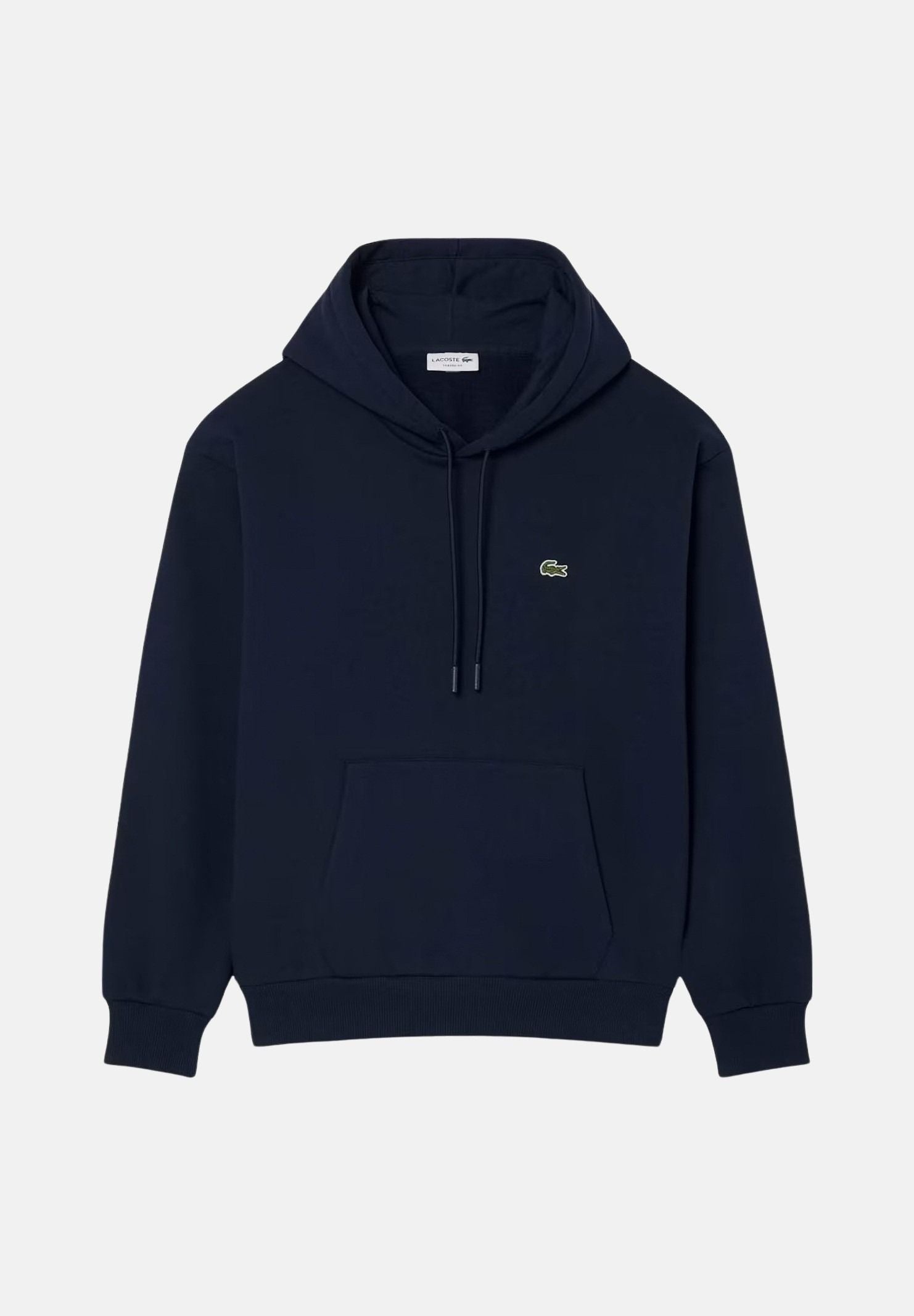 LACOSTE Felpa in pile blu per uomo e donna con logo coccodrillo ricamato. SH8863 166 LACOSTE