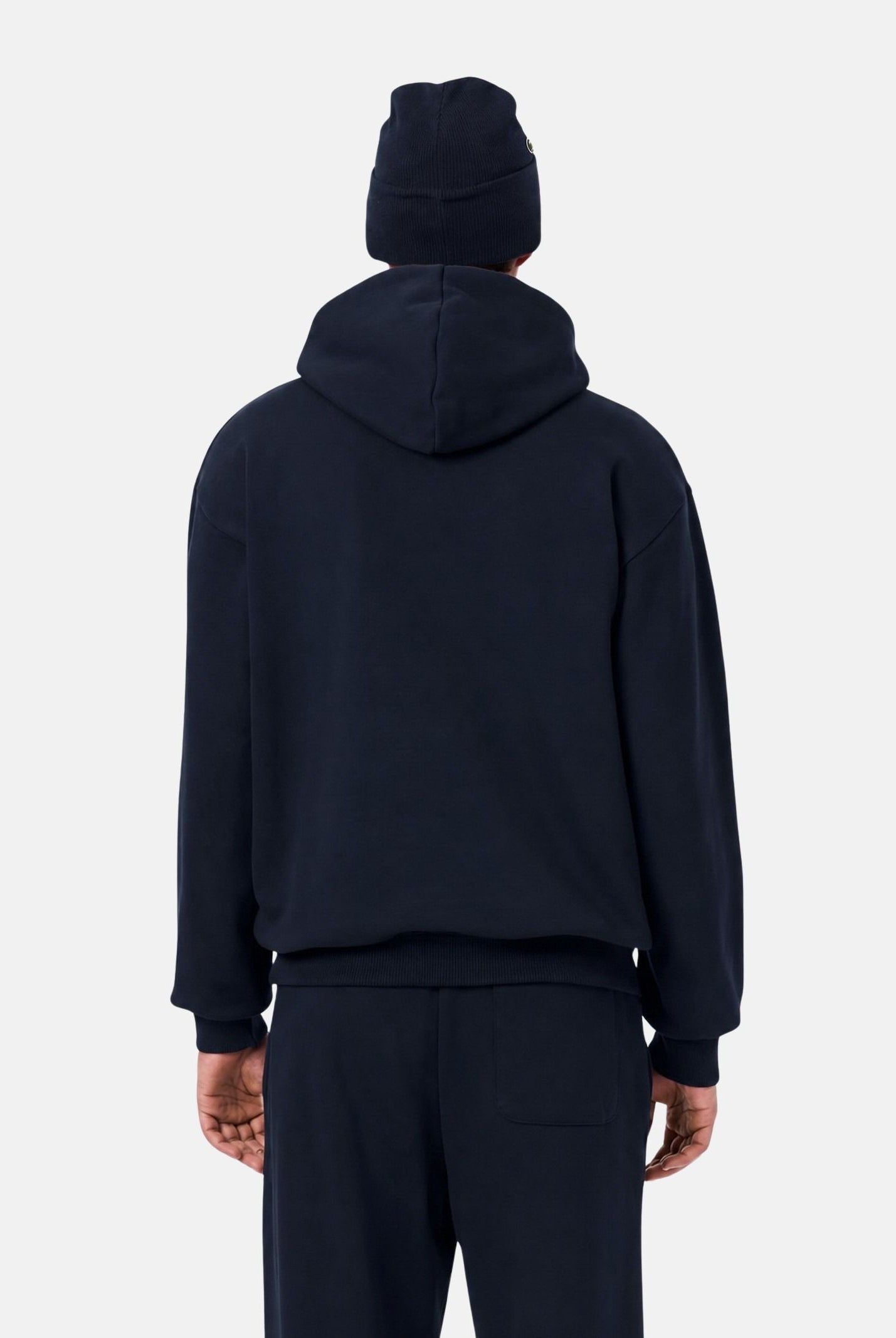 LACOSTE Felpa in pile blu per uomo e donna con logo coccodrillo ricamato. SH8863 166 LACOSTE