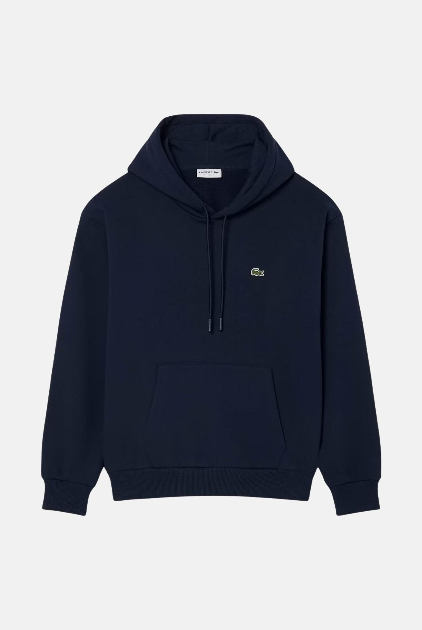 LACOSTE Felpa in pile blu per uomo e donna con logo coccodrillo ricamato. SH8863 166 LACOSTE