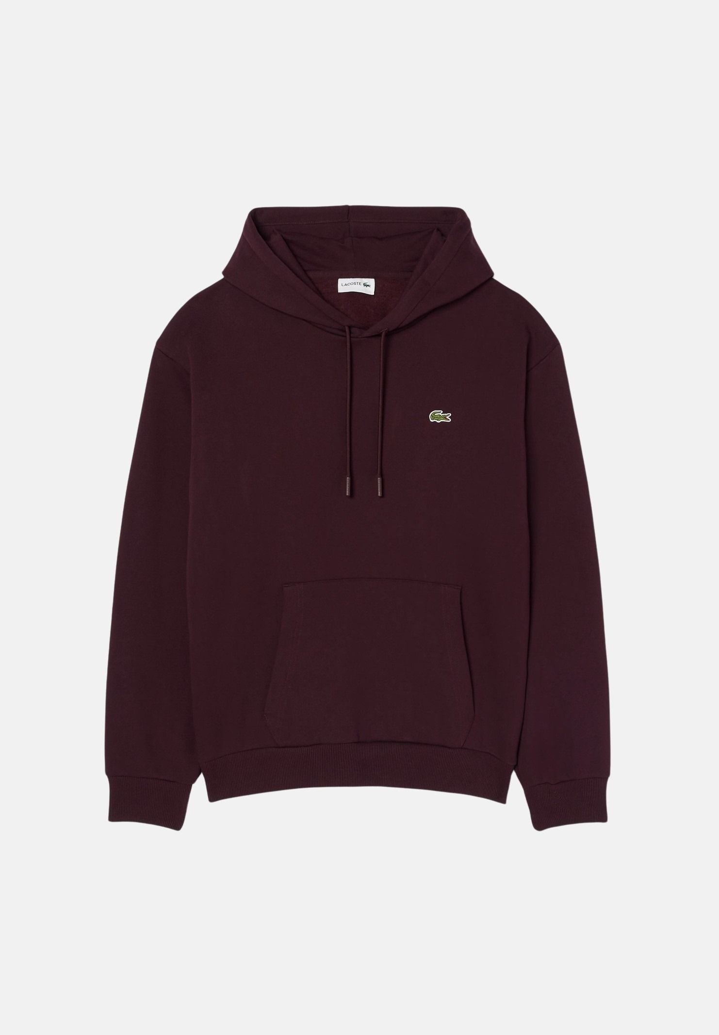 LACOSTE Felpa con cappuccio FLEECE HOODIE, brown-bruin, marrone scuro per uomo e donna SH8863 3KE LACOSTE