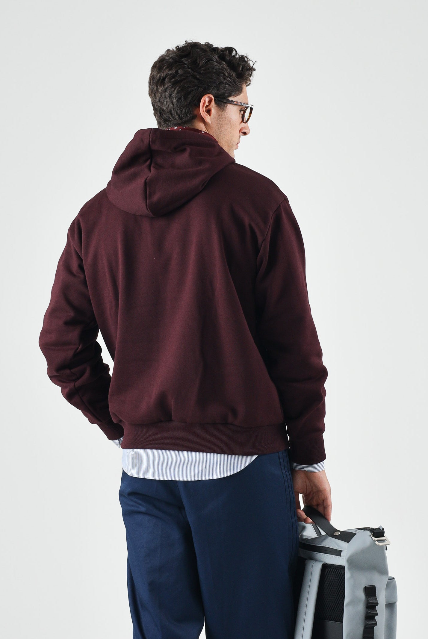 LACOSTE Felpa con cappuccio FLEECE HOODIE, brown-bruin, marrone scuro per uomo e donna SH8863 3KE LACOSTE