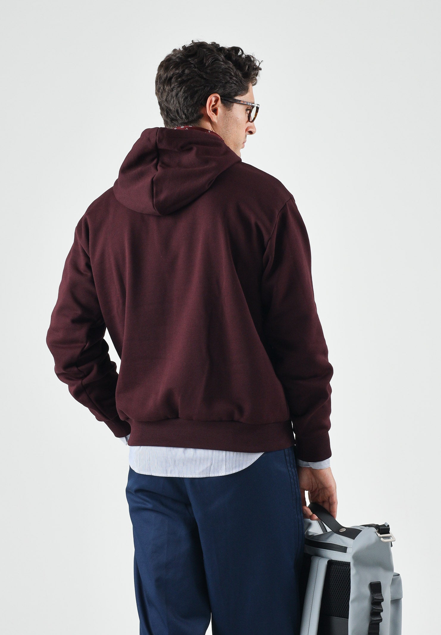 LACOSTE Felpa con cappuccio FLEECE HOODIE, brown-bruin, marrone scuro per uomo e donna SH8863 3KE LACOSTE