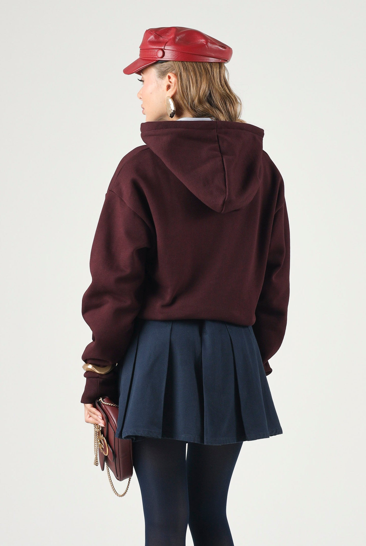 LACOSTE Felpa con cappuccio FLEECE HOODIE, brown-bruin, marrone scuro per uomo e donna SH8863 3KE LACOSTE