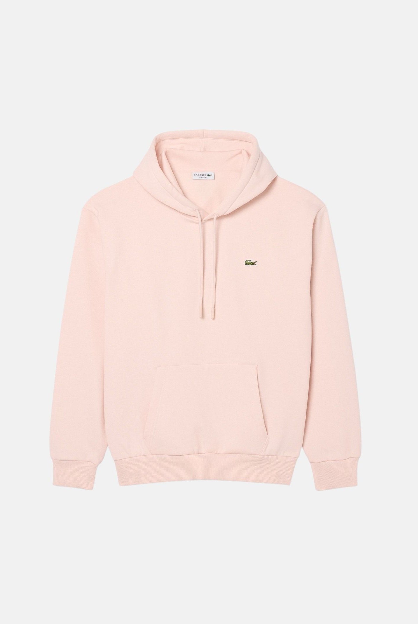 LACOSTE Felpa con cappuccio rosa per uomo e donna con logo ricamato. SH8863 N6I LACOSTE