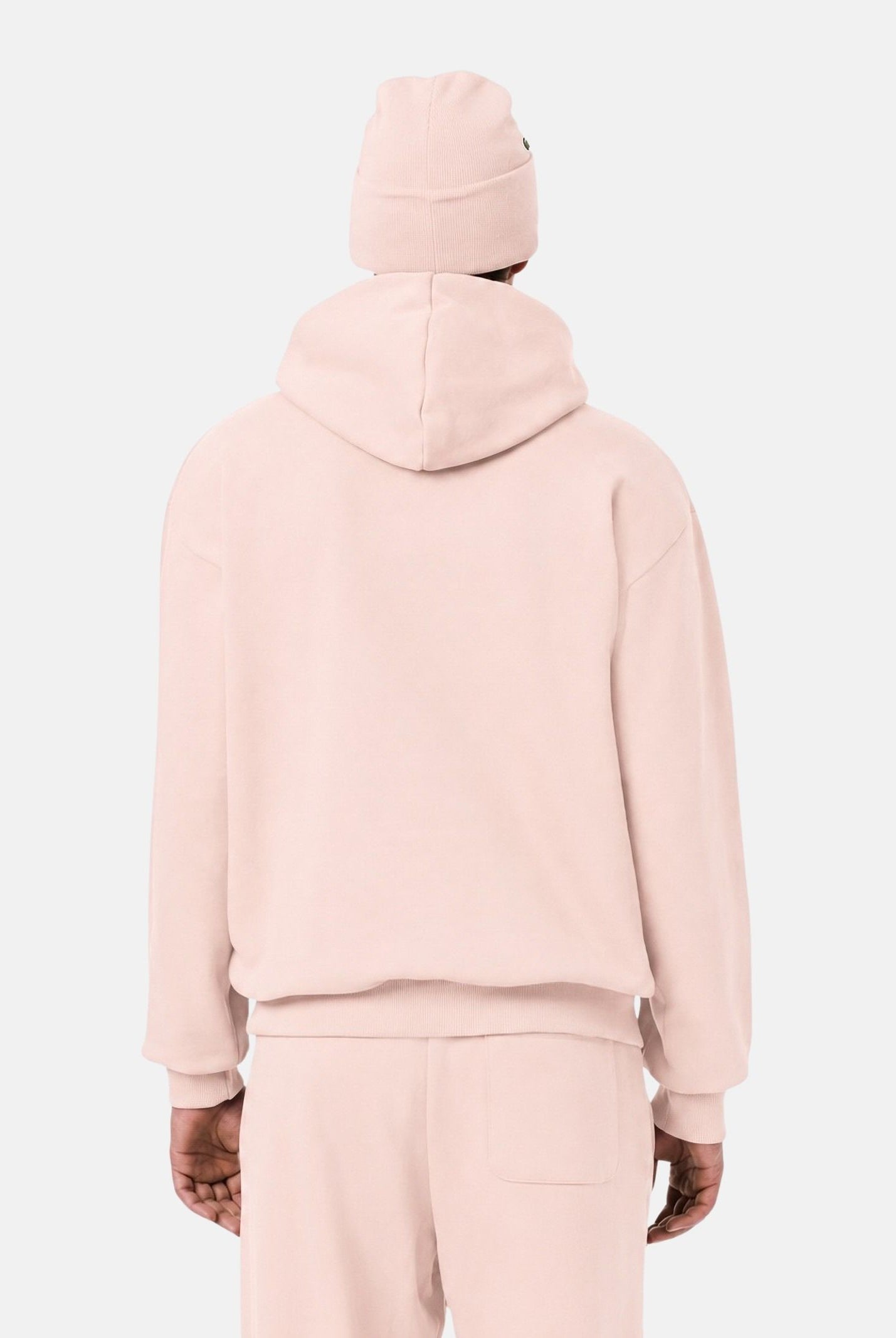 LACOSTE Felpa con cappuccio rosa per uomo e donna con logo ricamato. SH8863 N6I LACOSTE