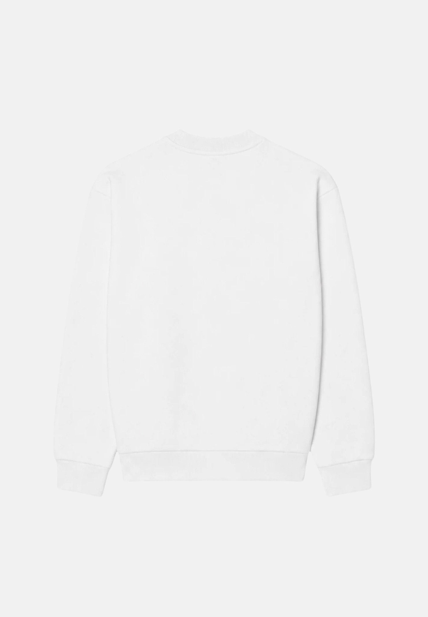 LACOSTE Felpa in pile in cotone, di colore bianco da uomo, logo coccodrillo iconico ricamato SH8868 70V LACOSTE