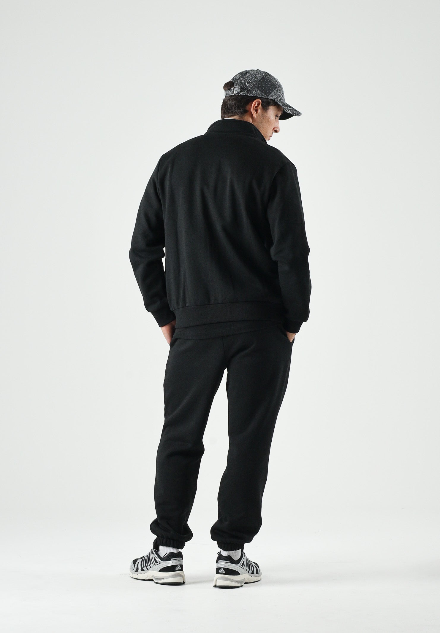 LACOSTE Felpa con zip nero per uomo e donna SH8870 031 LACOSTE